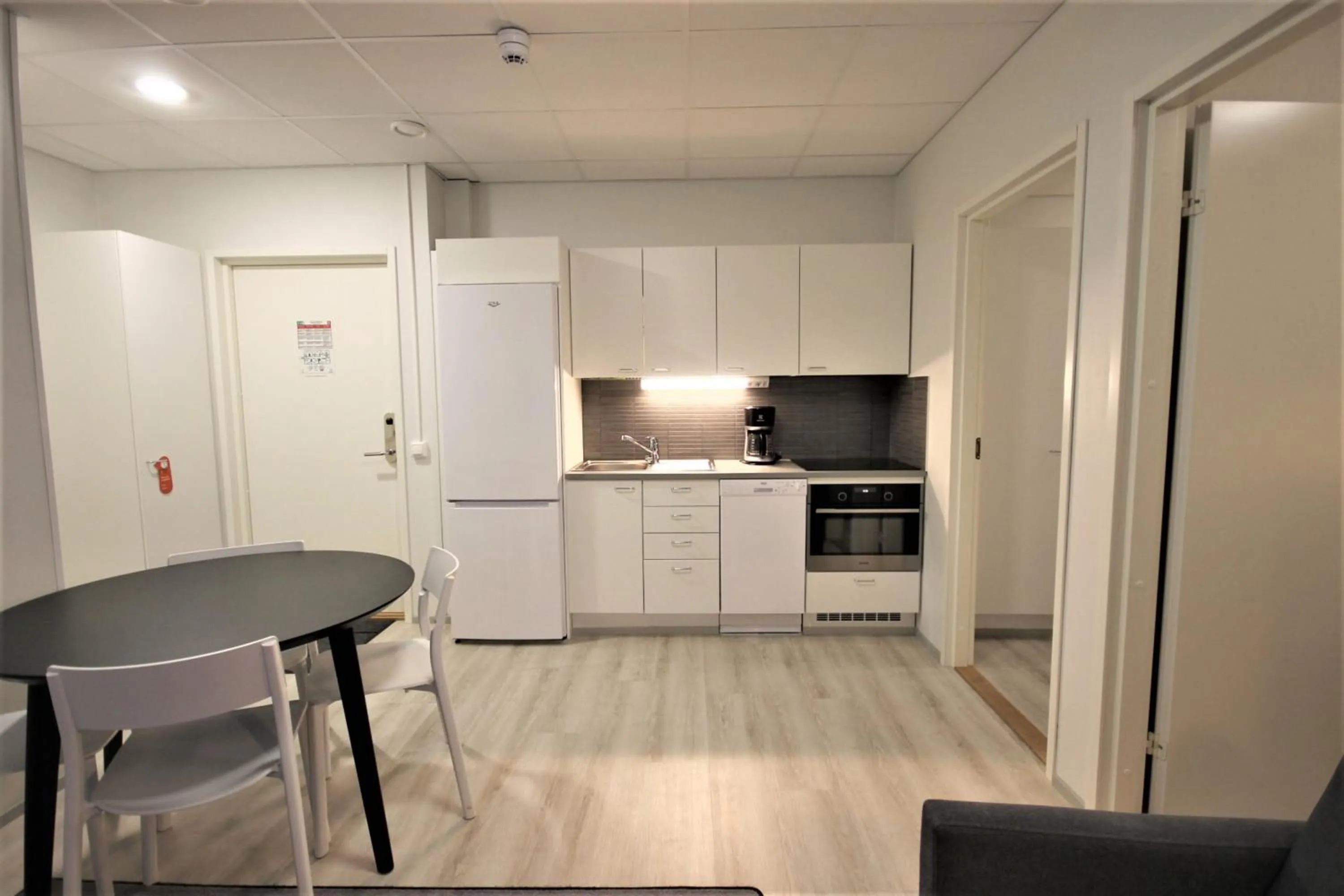 Kitchen or kitchenette in Forenom Aparthotel Kuopio