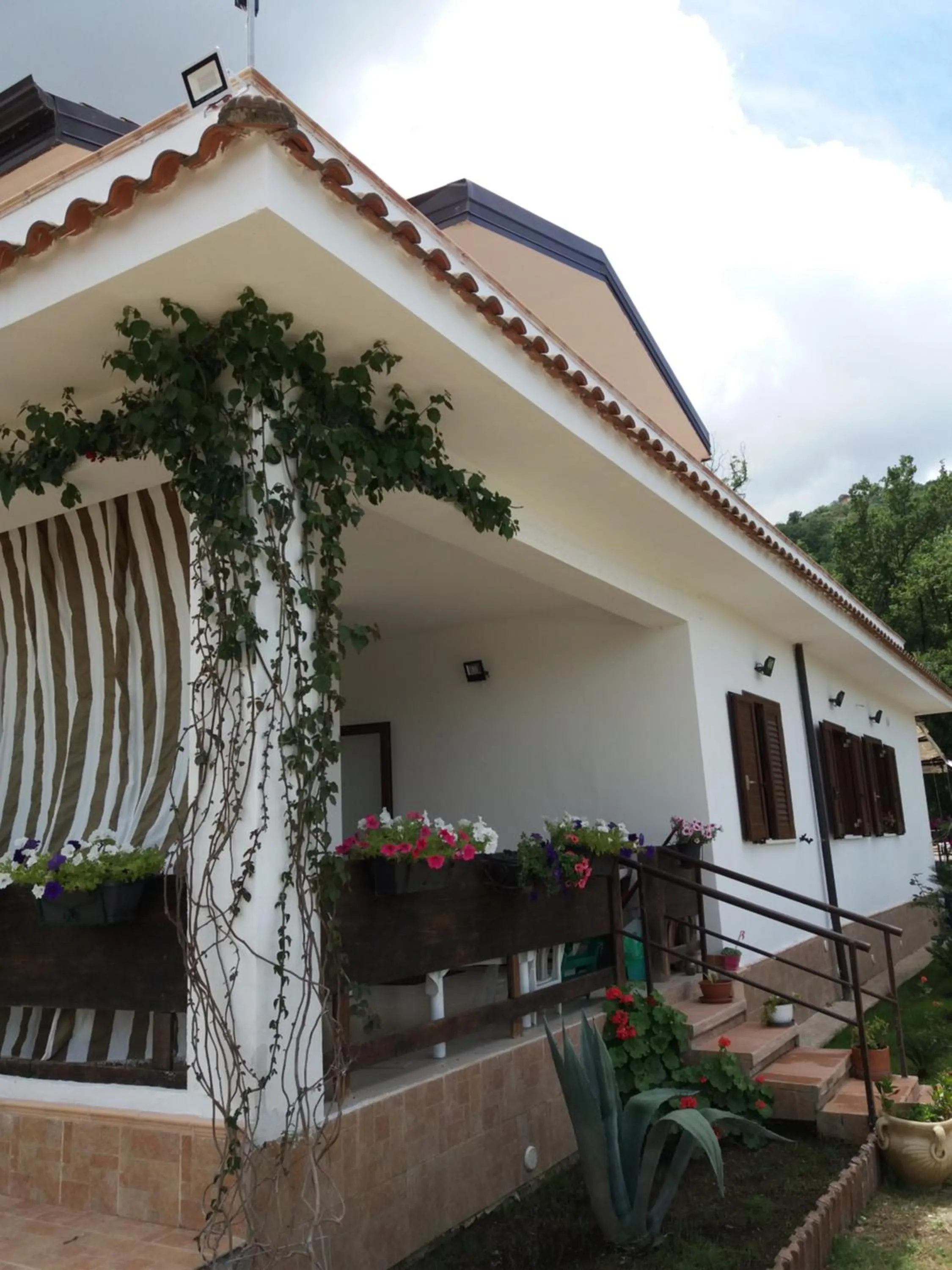 Patio in B&B Parco del Lago