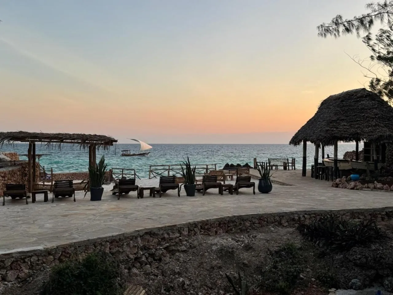 Balcony/Terrace in Unguja Lodge