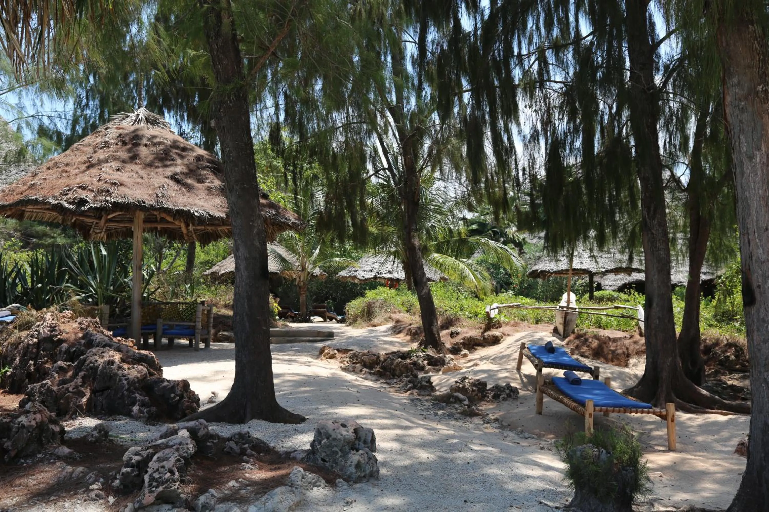 Patio in Unguja Lodge