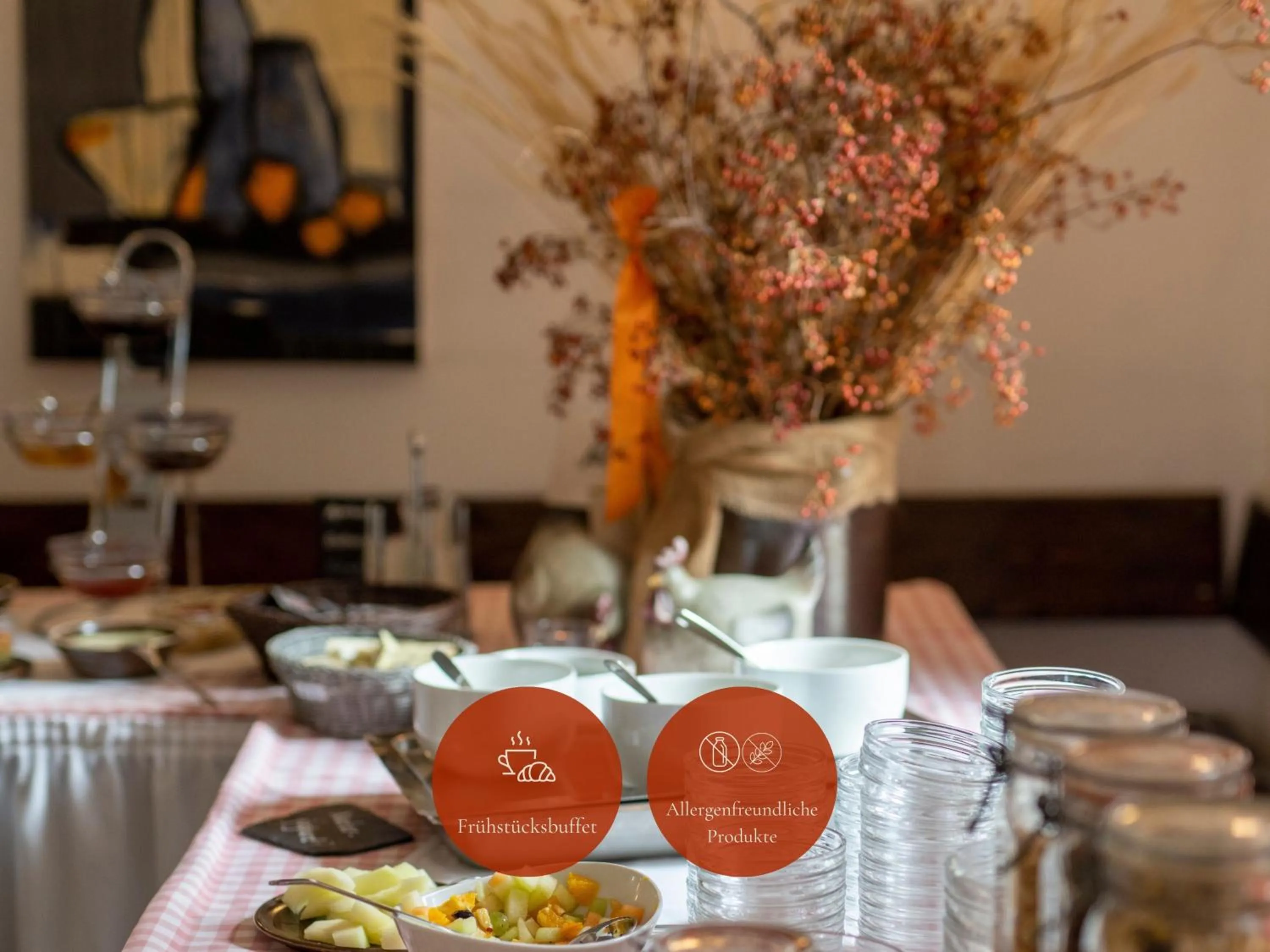 Food and drinks in Landhaus Alte Schmiede