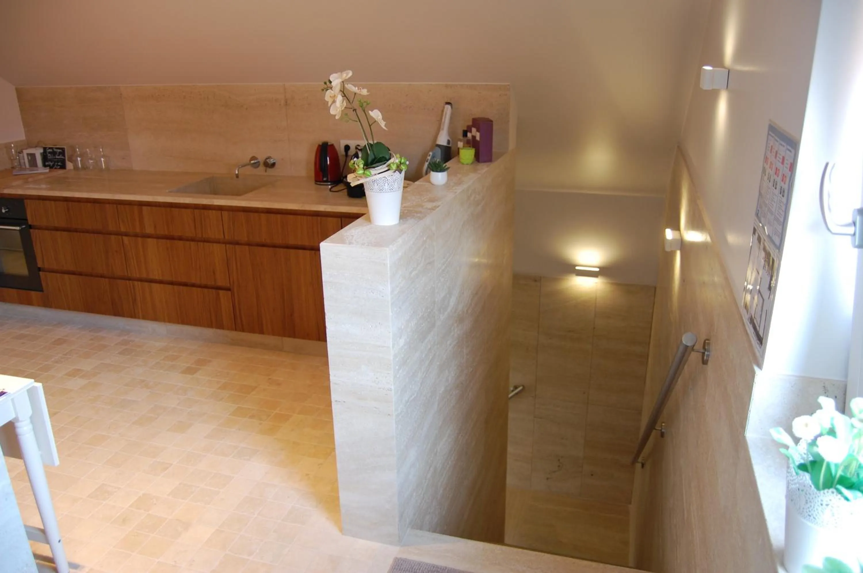 Coffee/tea facilities in B&B Cottage Sandfort