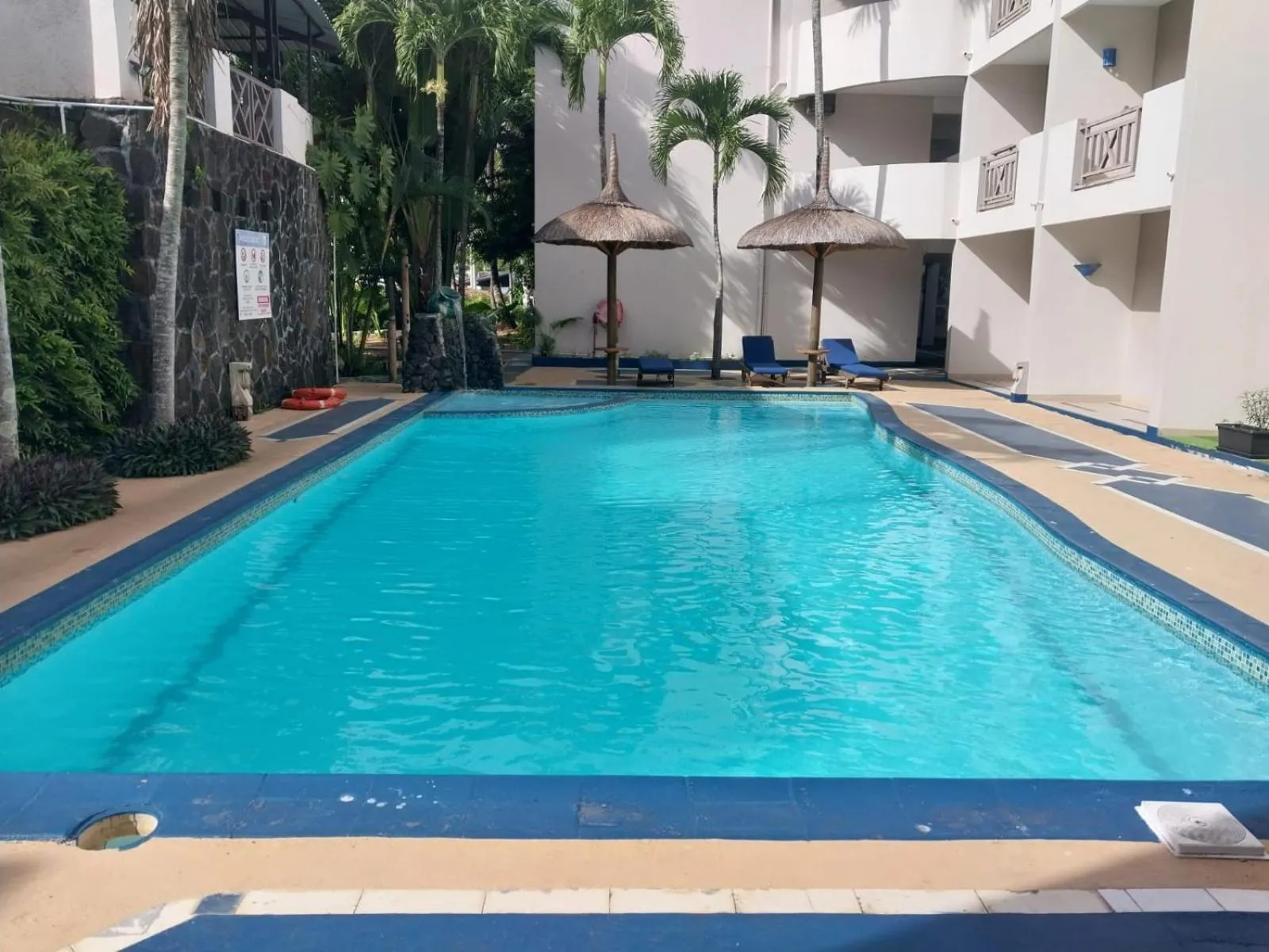 Swimming pool in Le Grand Bleu Hotel