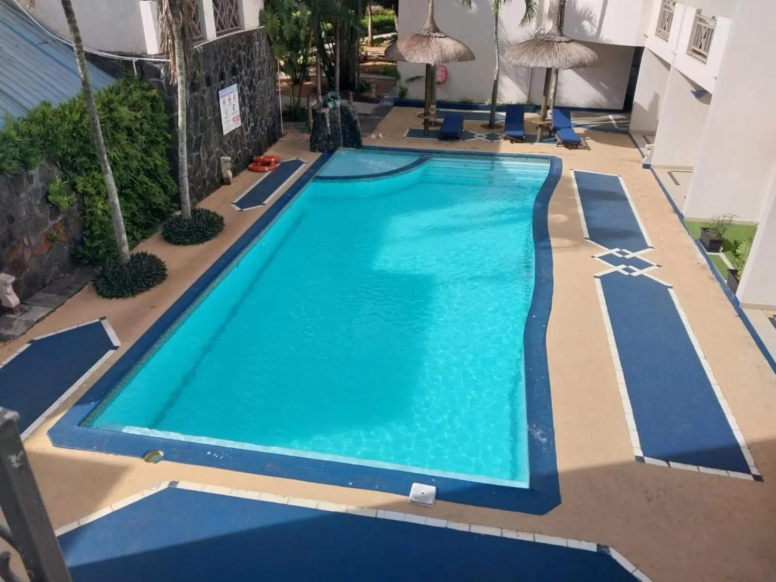 Swimming pool in Le Grand Bleu Hotel
