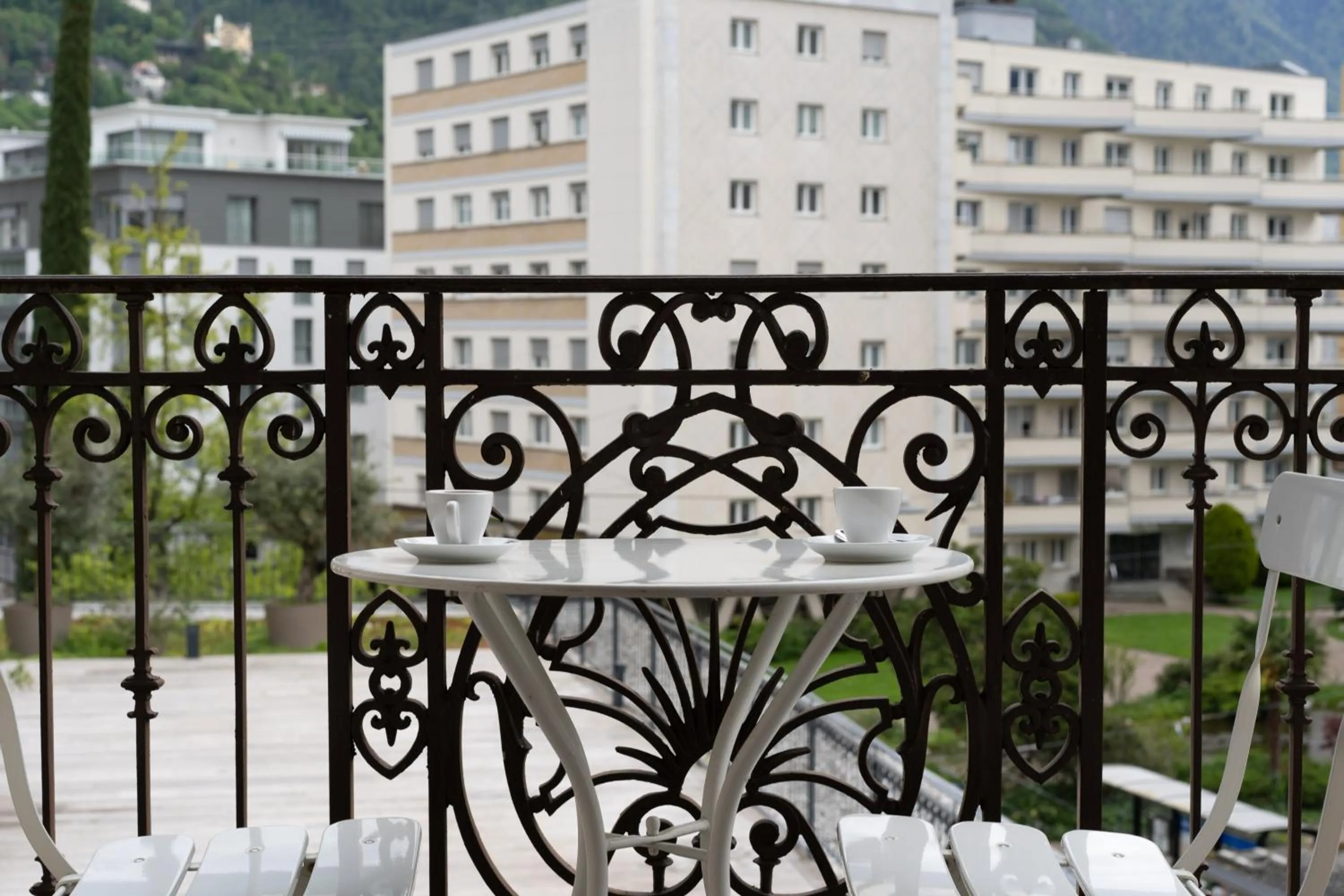 Balcony/Terrace in J5 Hotels Helvetie & La Brasserie