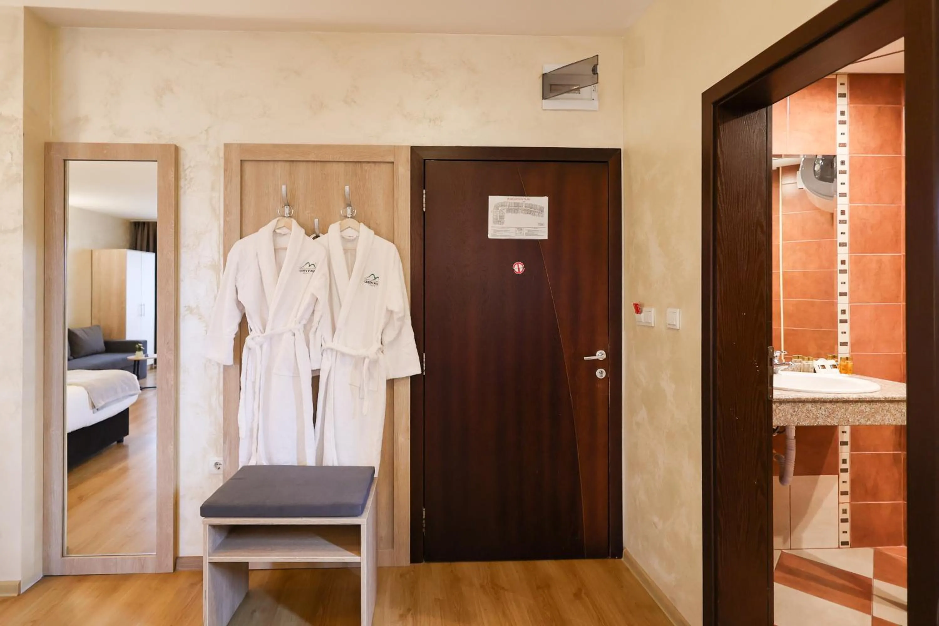 towels in Smartr Green Wood Hotel & Spa