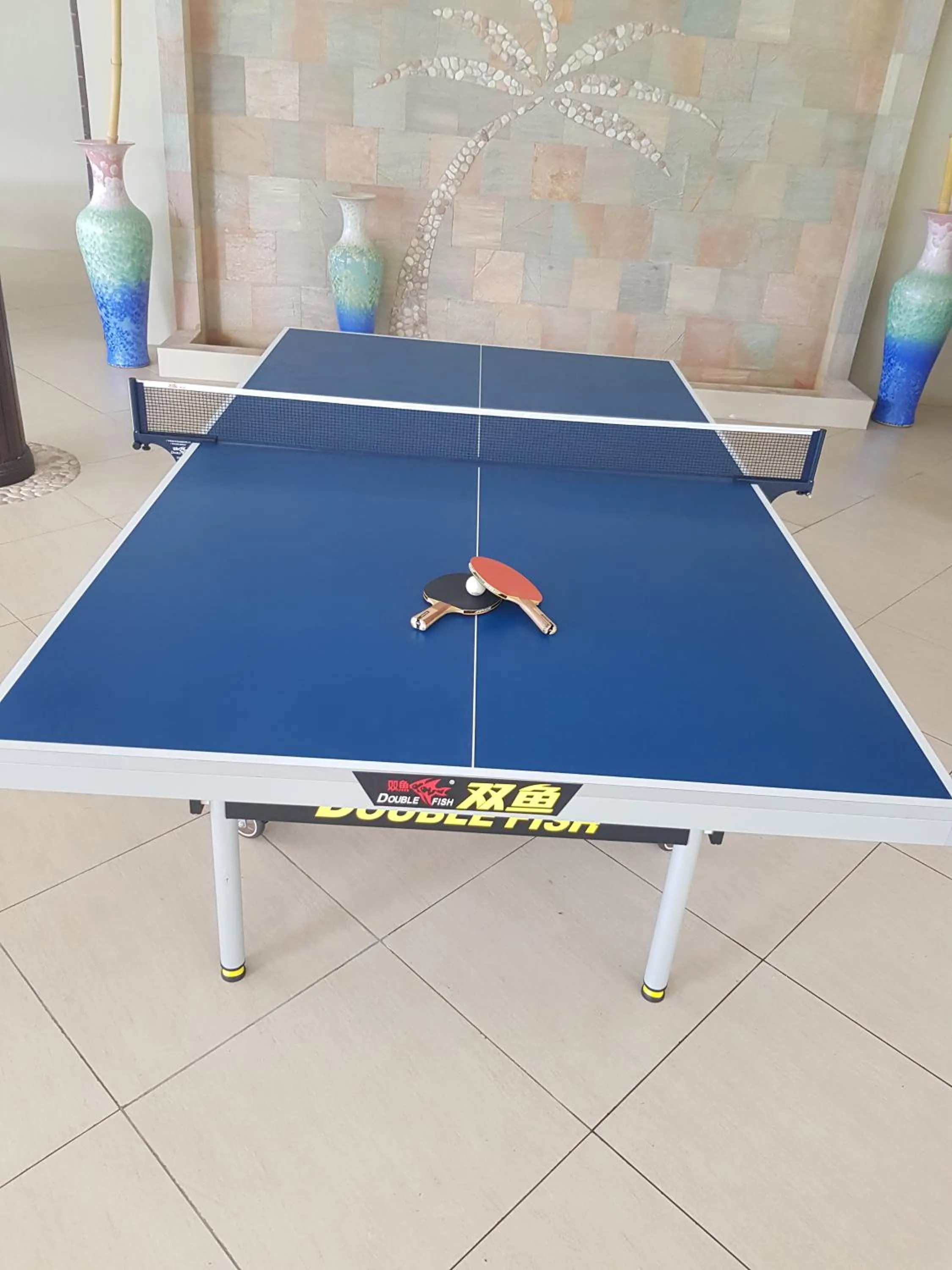 Table tennis in Cerf Island Resort