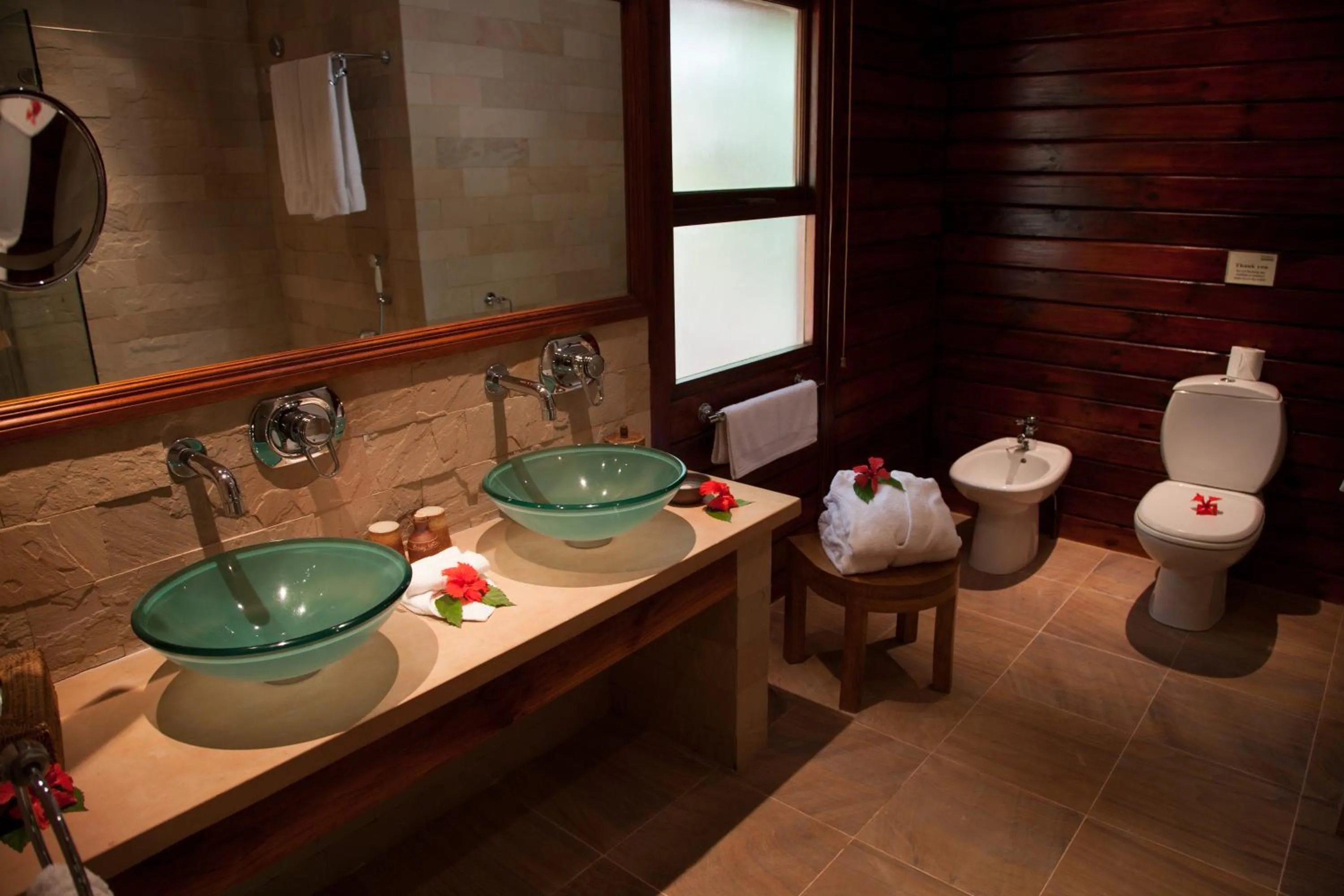 Bathroom in Cerf Island Resort