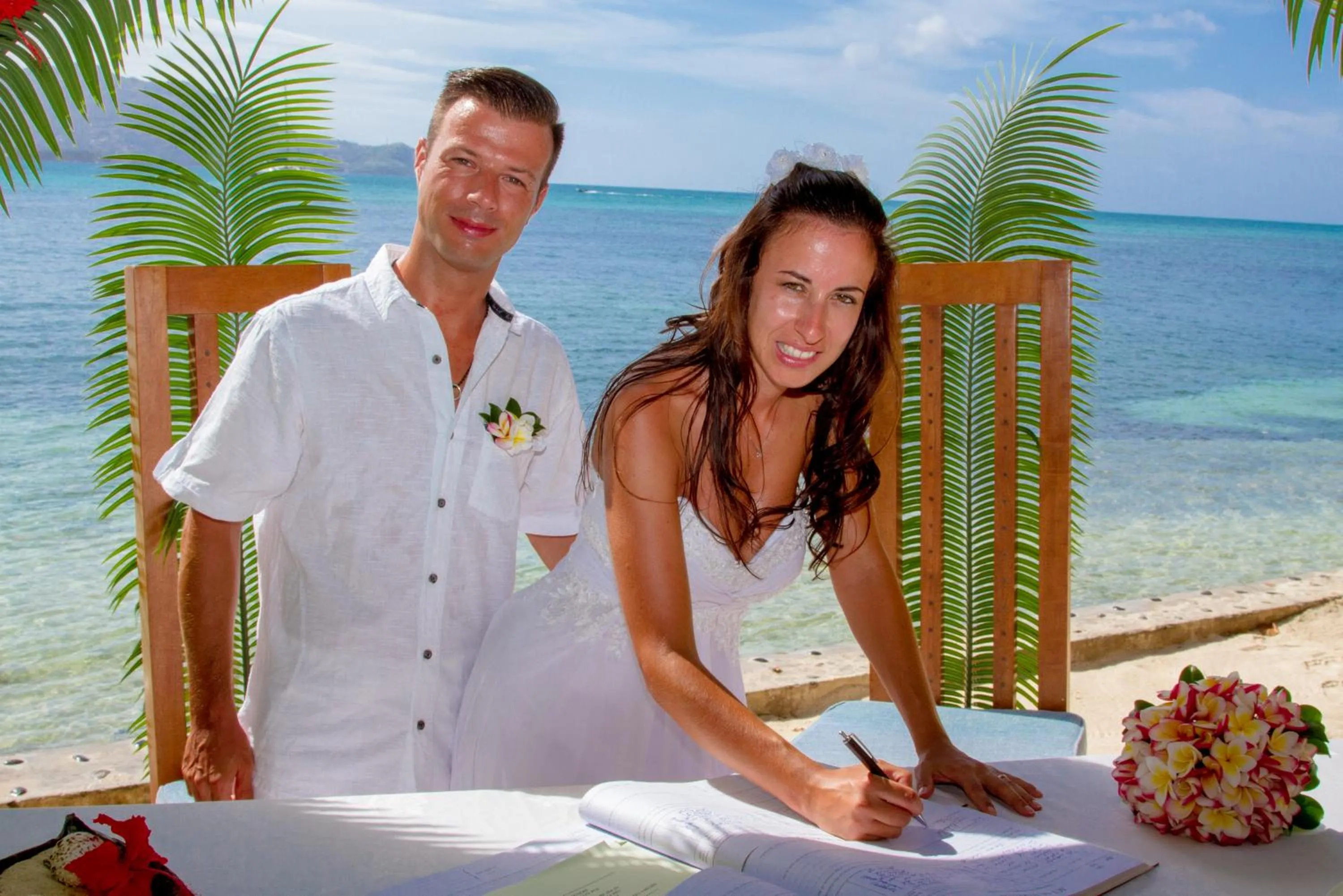 Beach in Cerf Island Resort