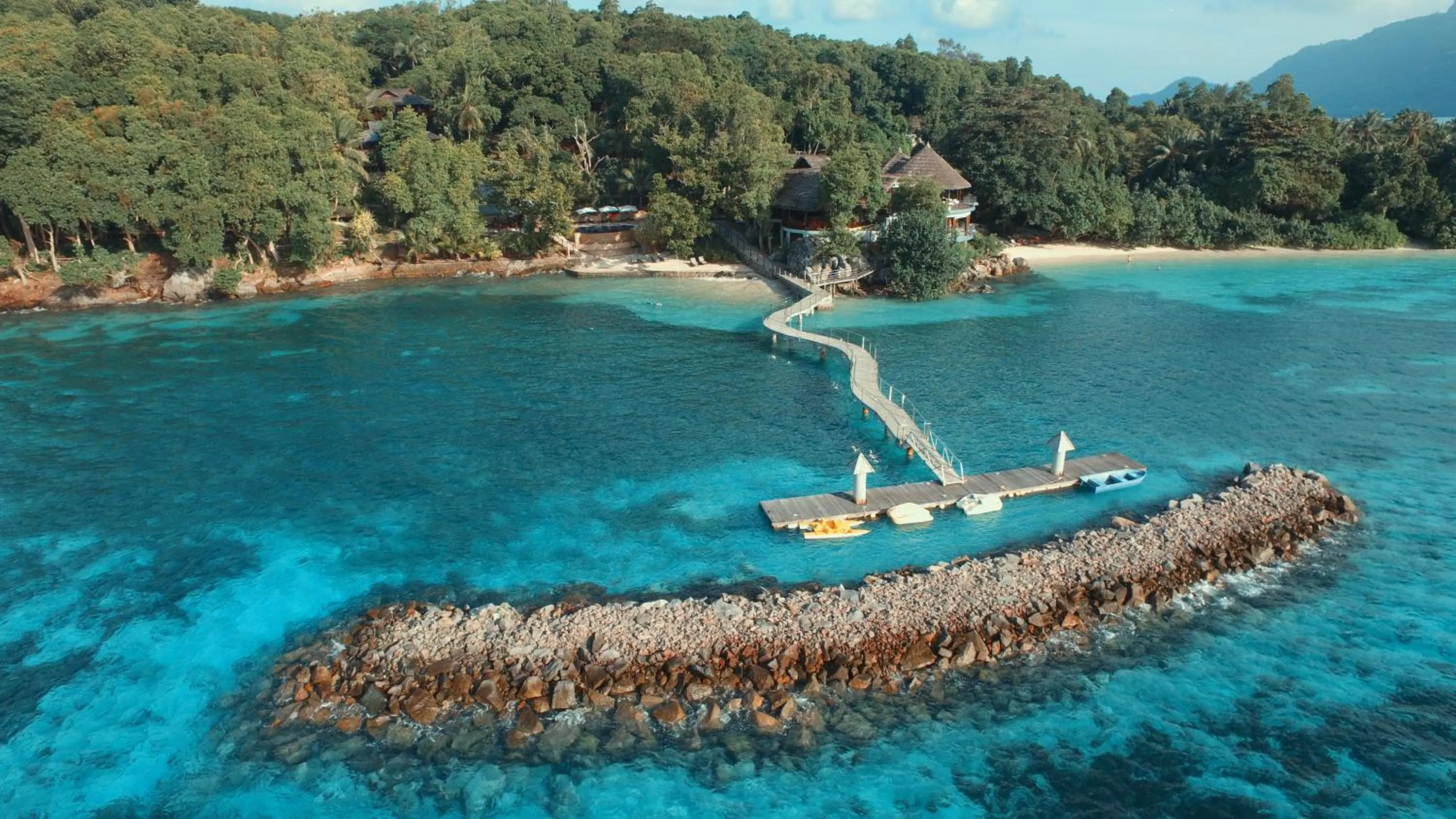 Area and facilities in Cerf Island Resort