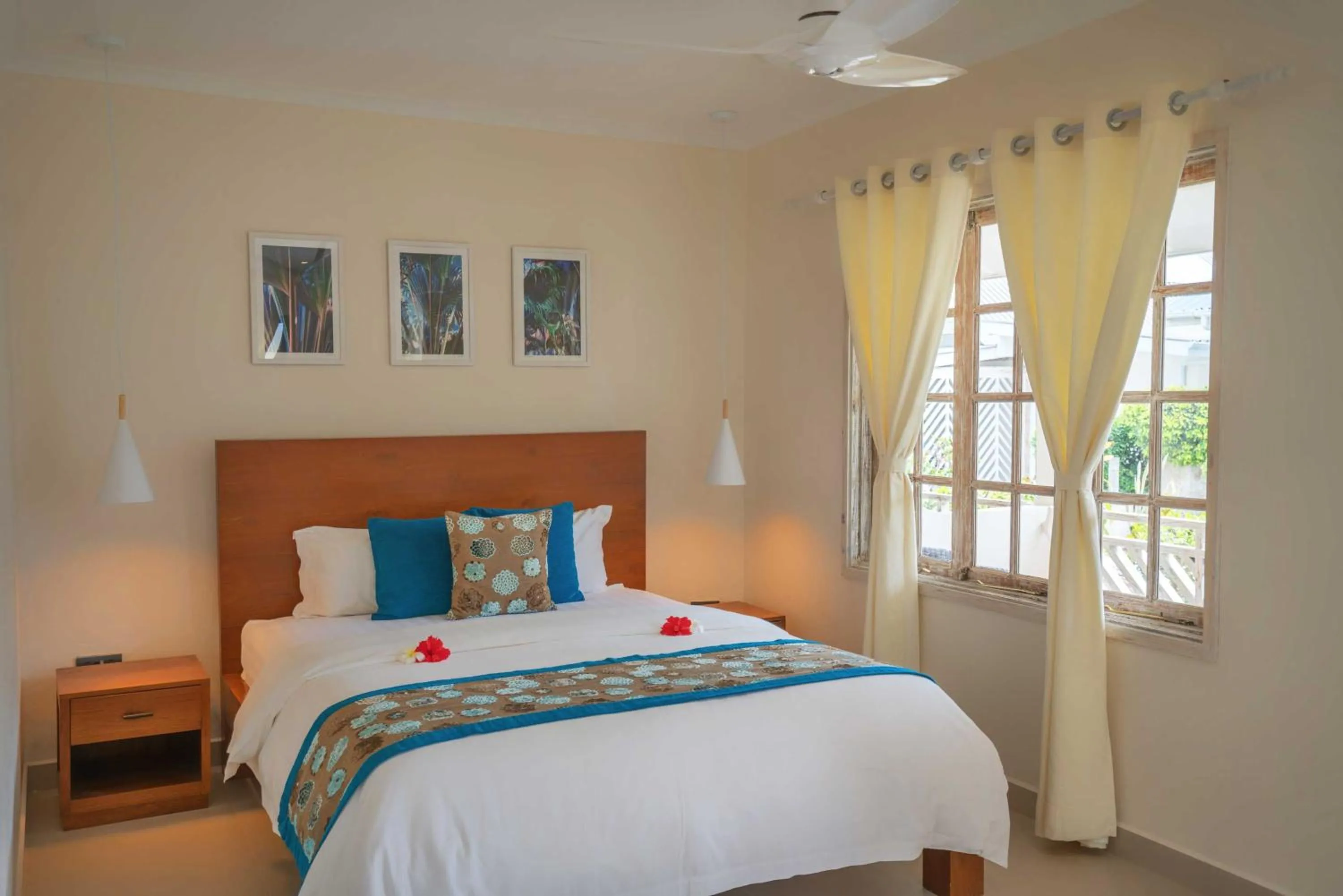 Bed in Villas de Mer