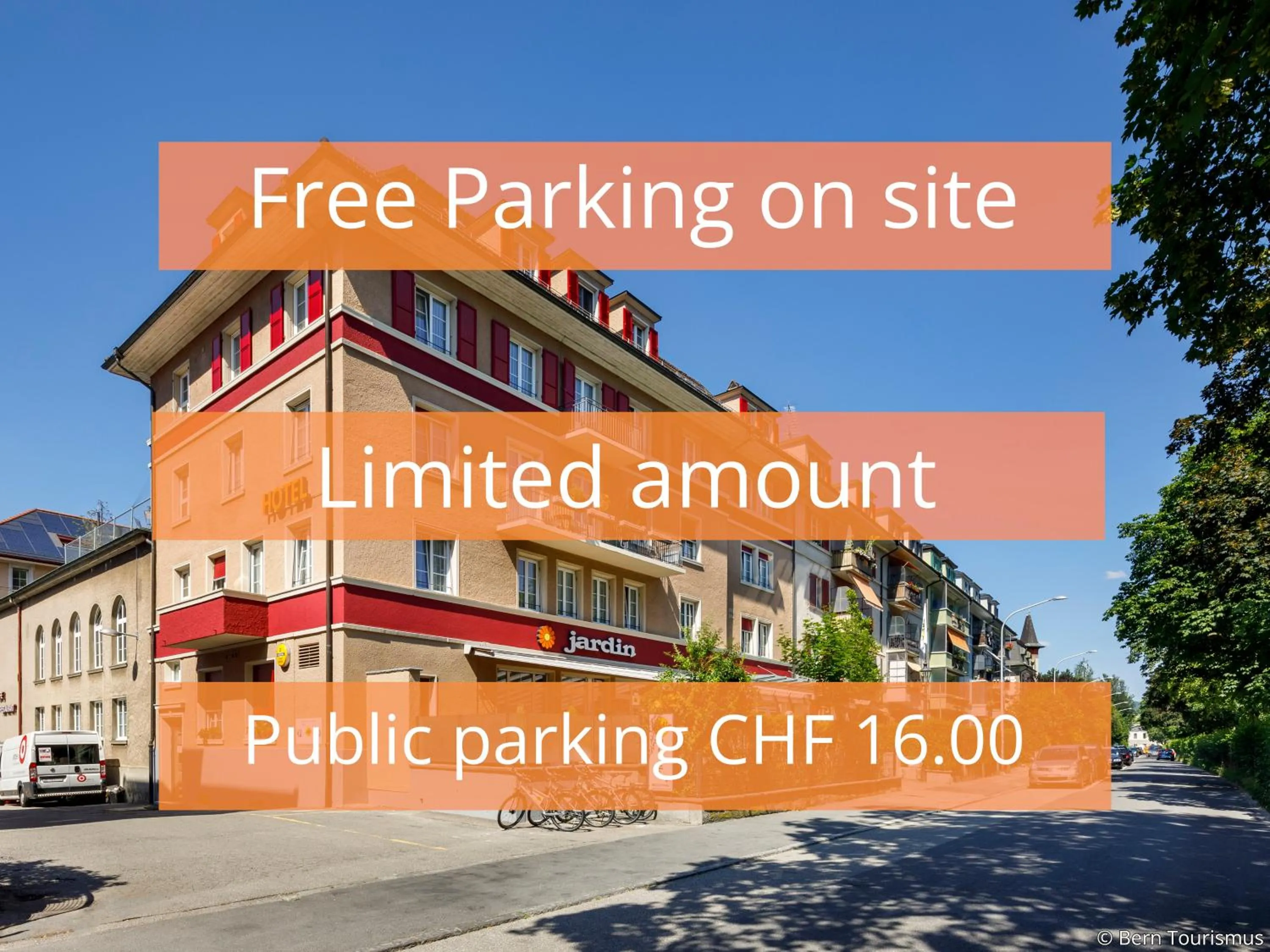 Parking in Hotel Jardin Bern