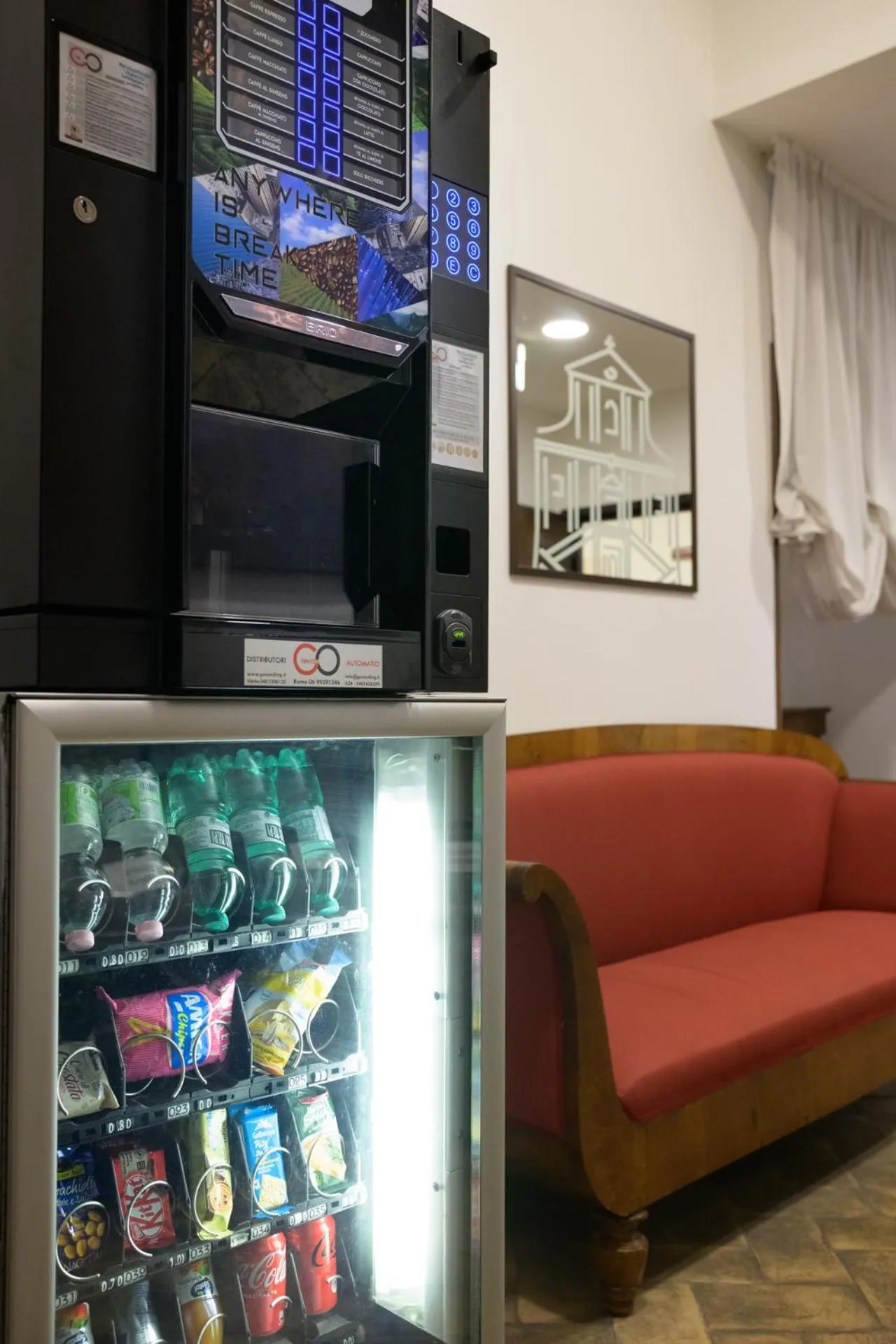 vending machine in Casa I Cappuccini