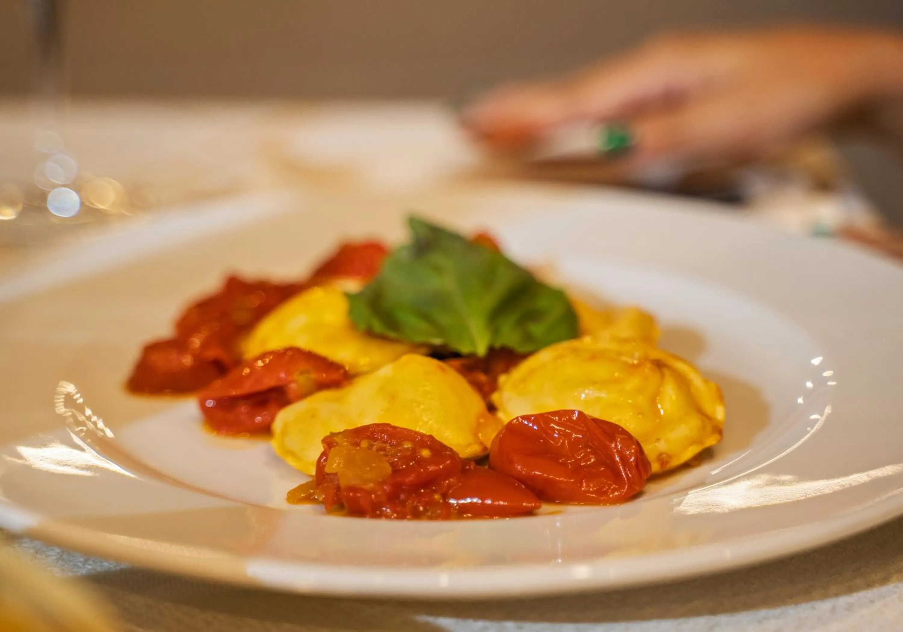 Food close-up in Le Querce Farmhouse
