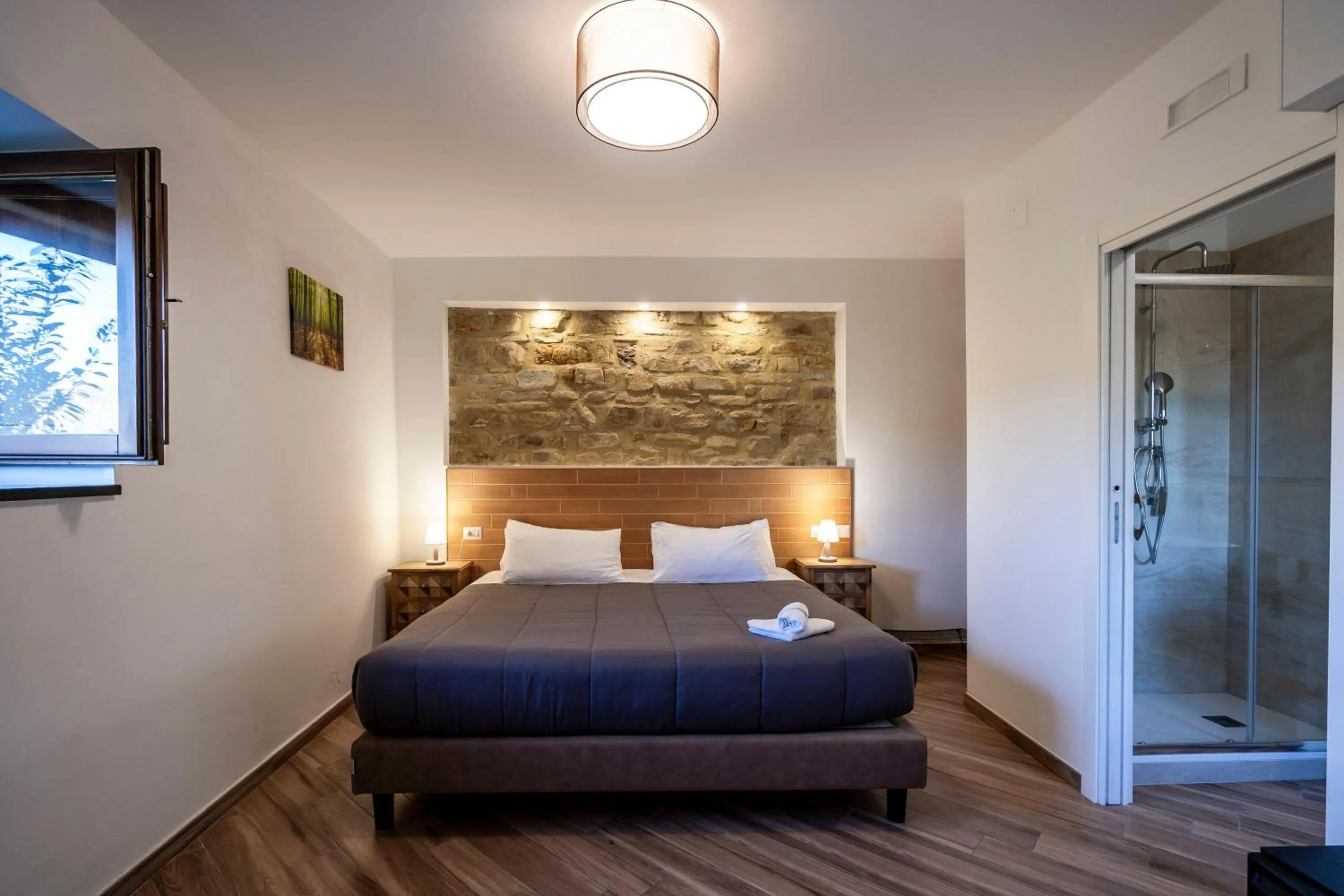 Bedroom, Bed in Le Querce Farmhouse