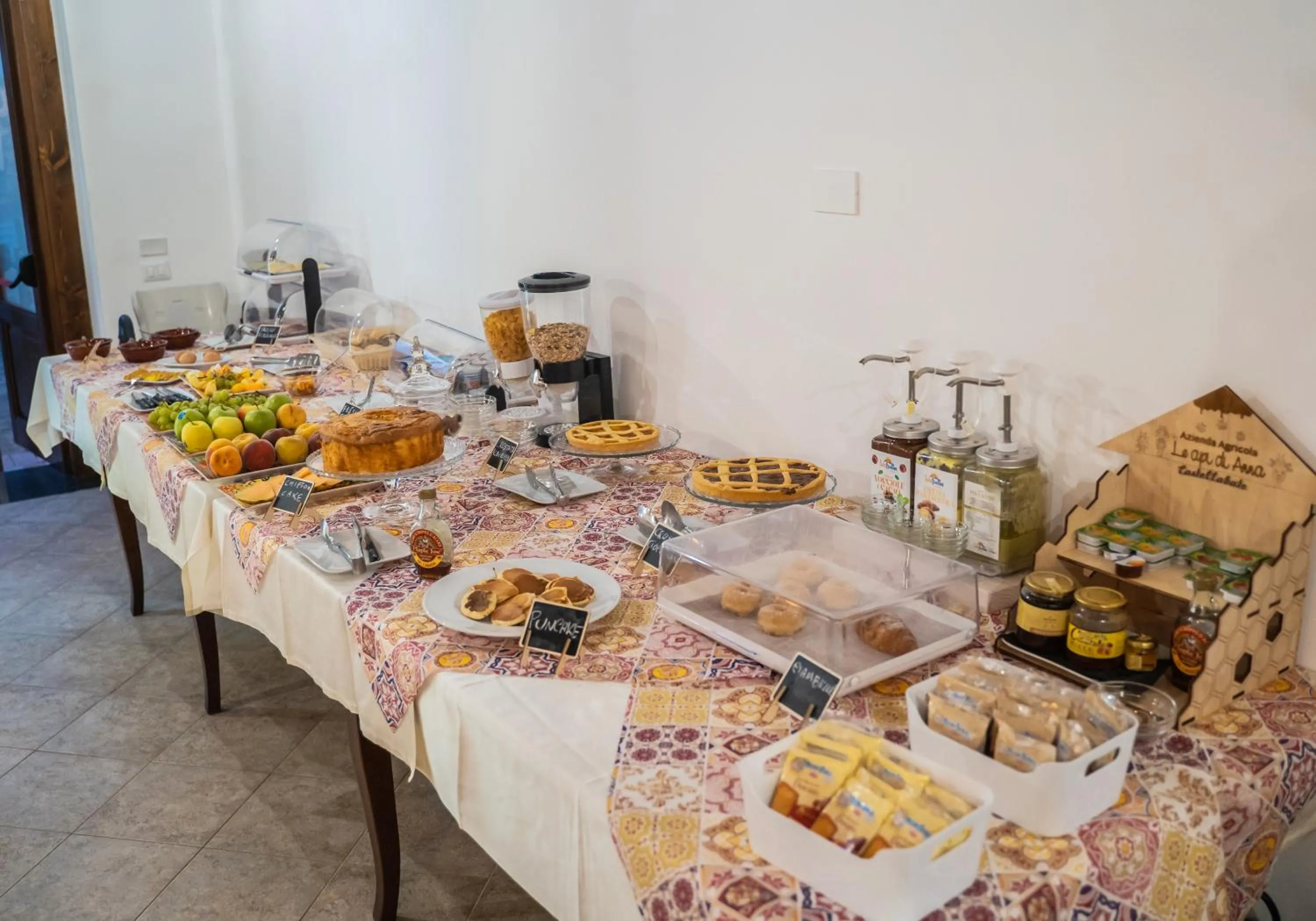 Breakfast in Le Querce Farmhouse