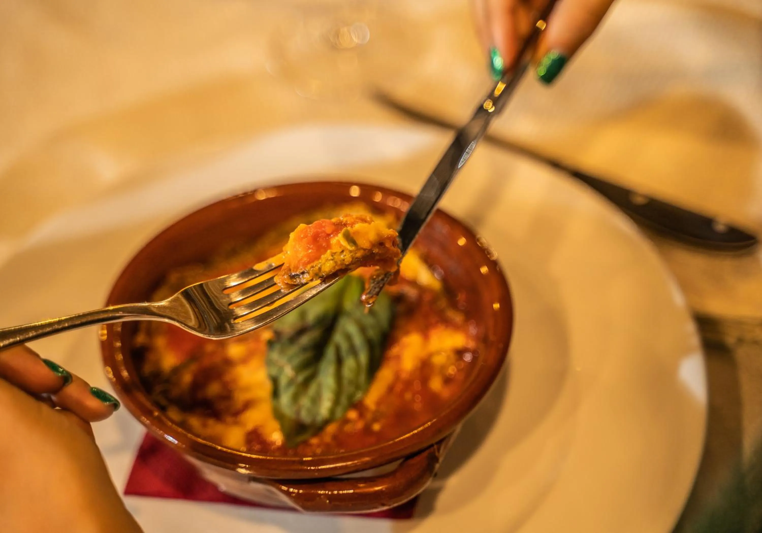 Dinner in Le Querce Farmhouse