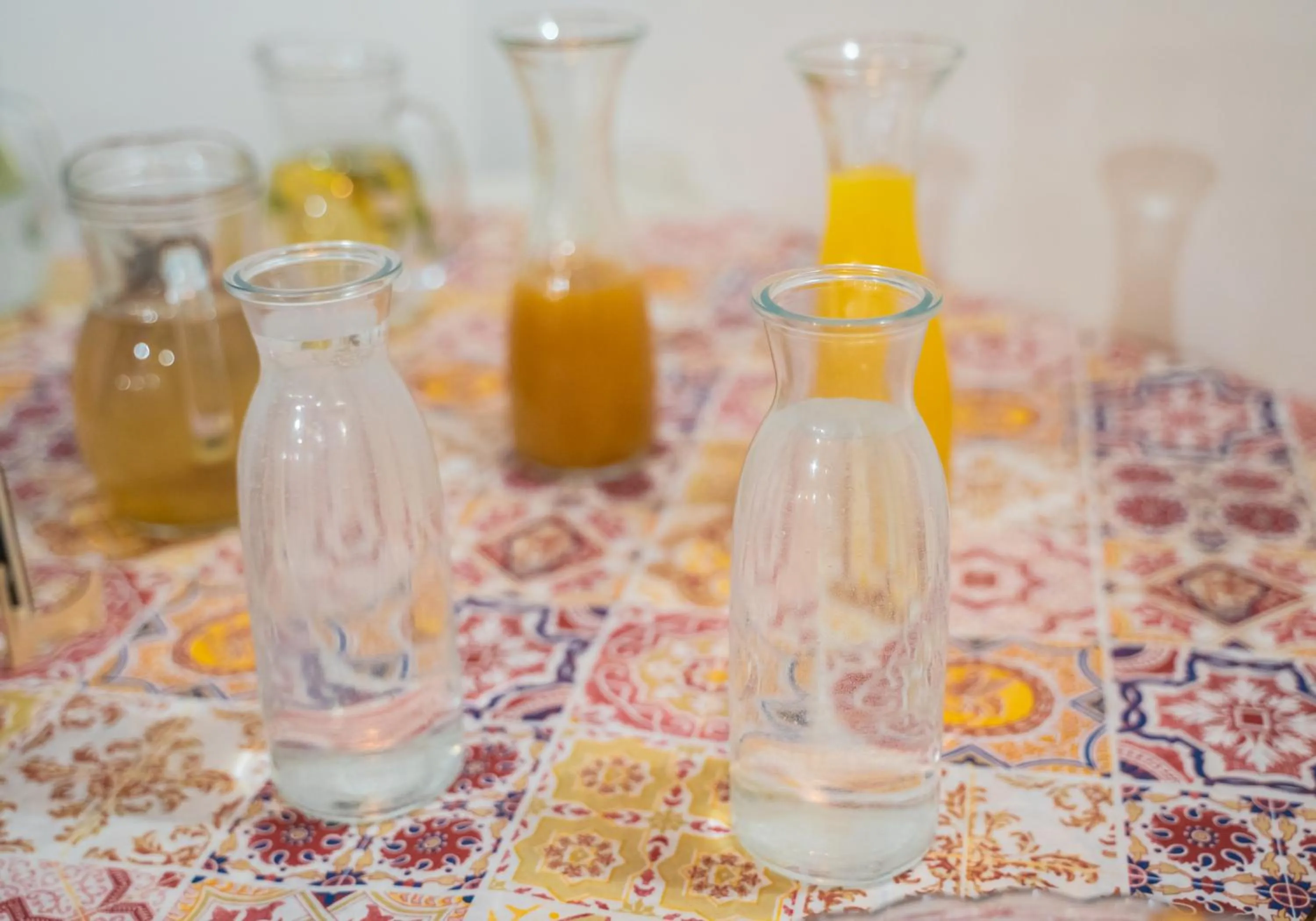 Drinks in Le Querce Farmhouse