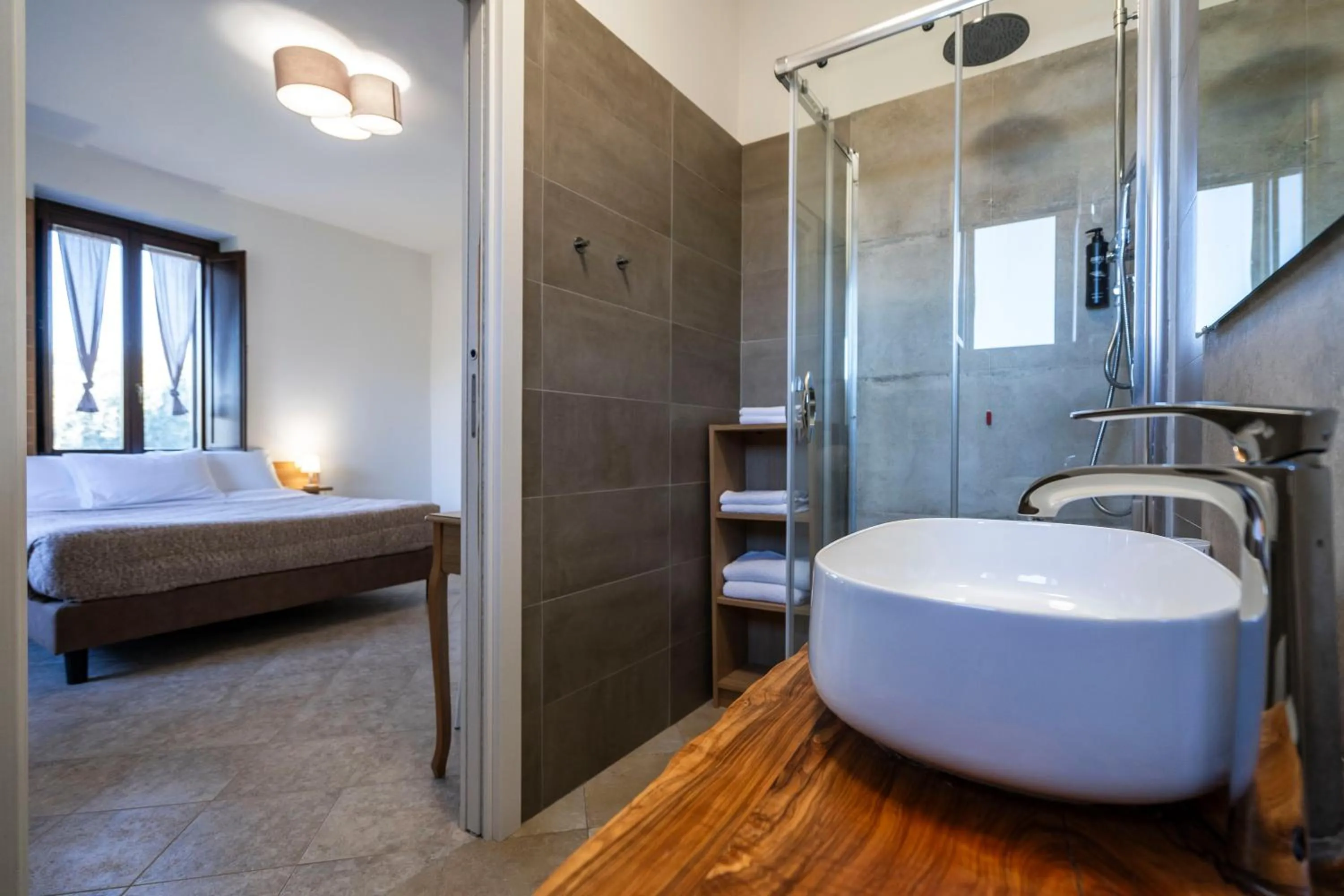 Bedroom, Bed in Le Querce Farmhouse