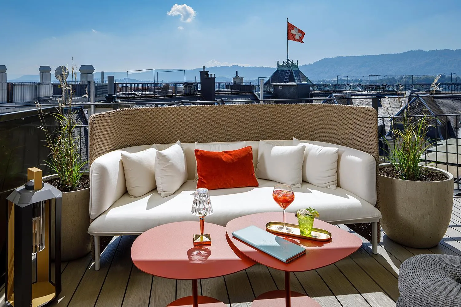 Balcony/Terrace in Small Luxury Hotel Ambassador Zurich