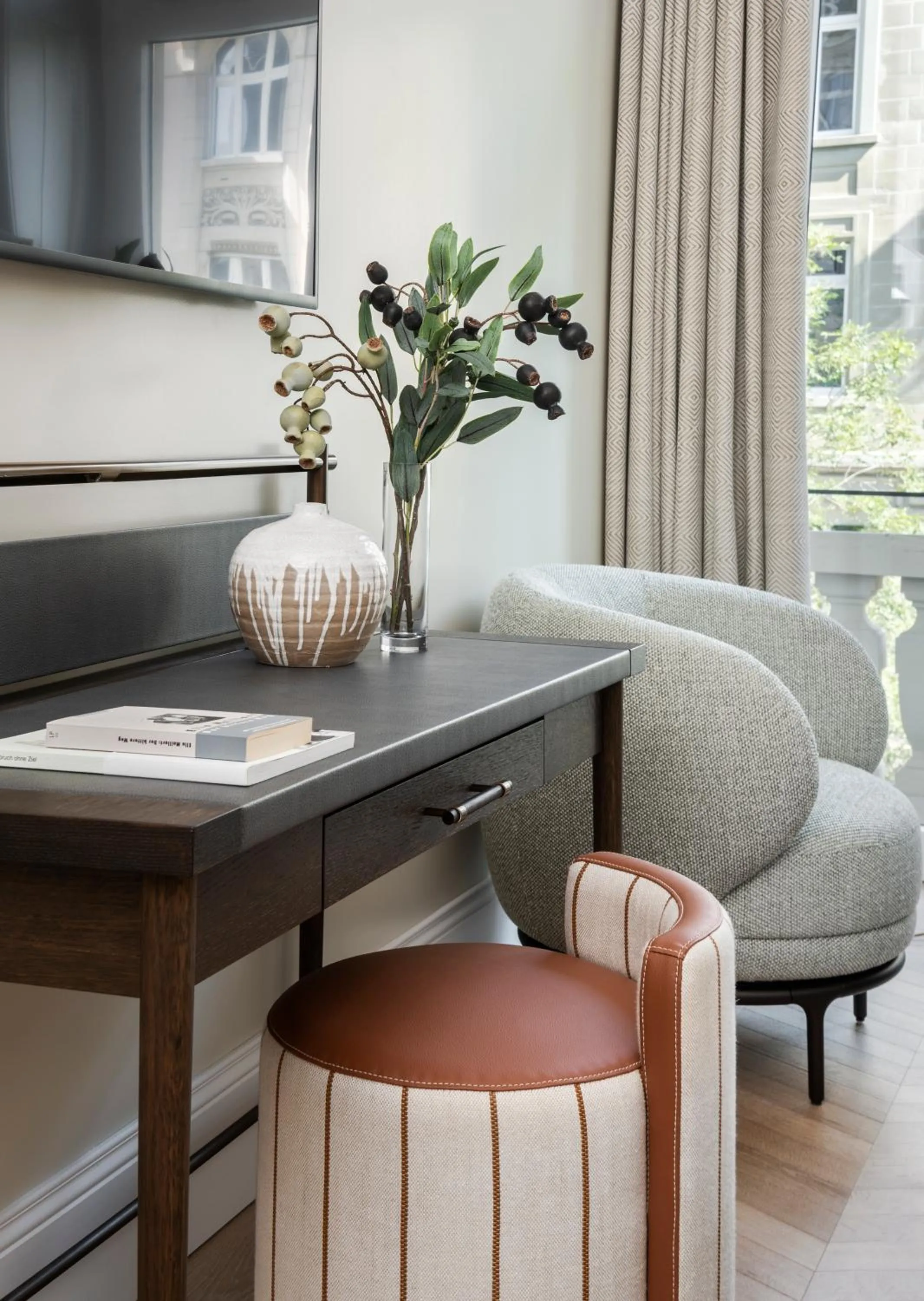 Decorative detail in Small Luxury Hotel Ambassador Zurich