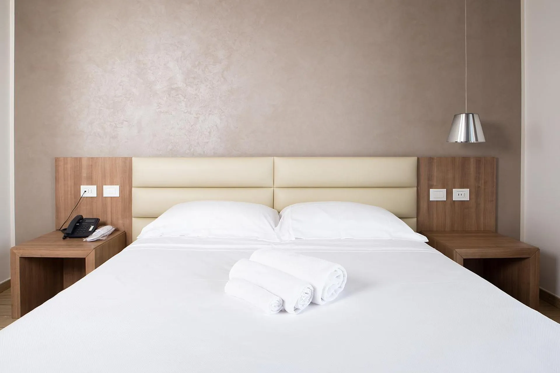 Bed in Hotel Al Veliero