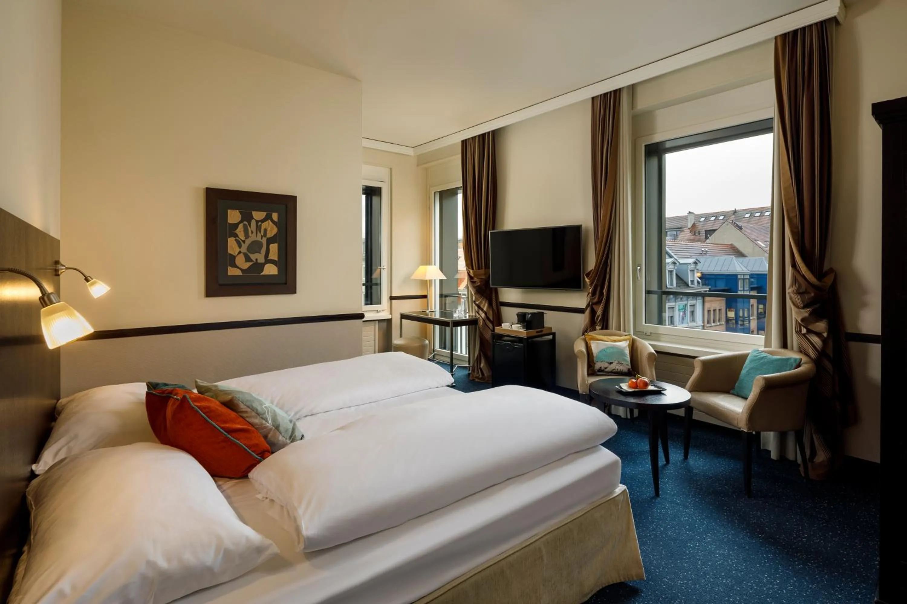 Bed in Opera Hotel Zürich