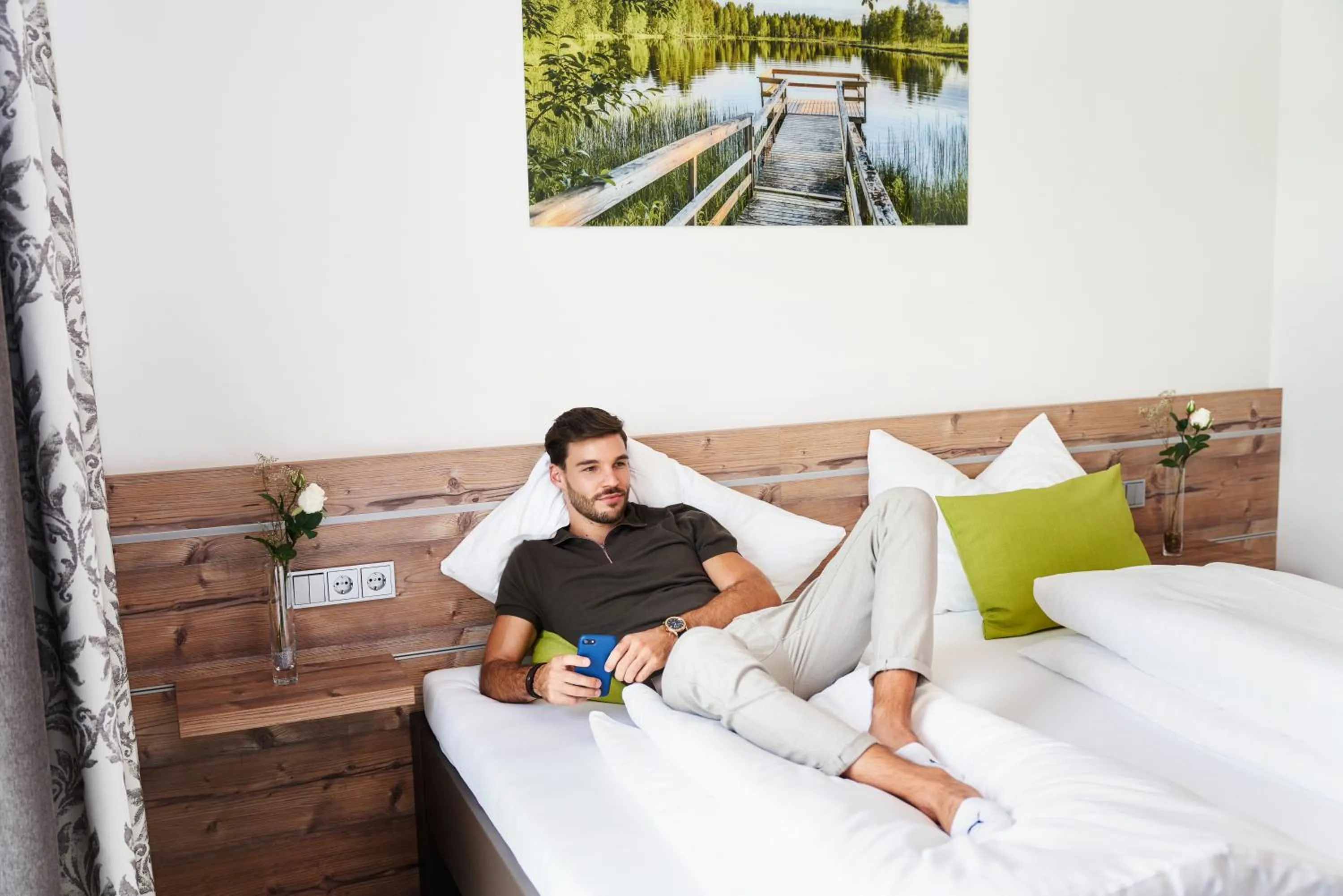 Family, Bed in Huemer-Park Motel Vöcklatal