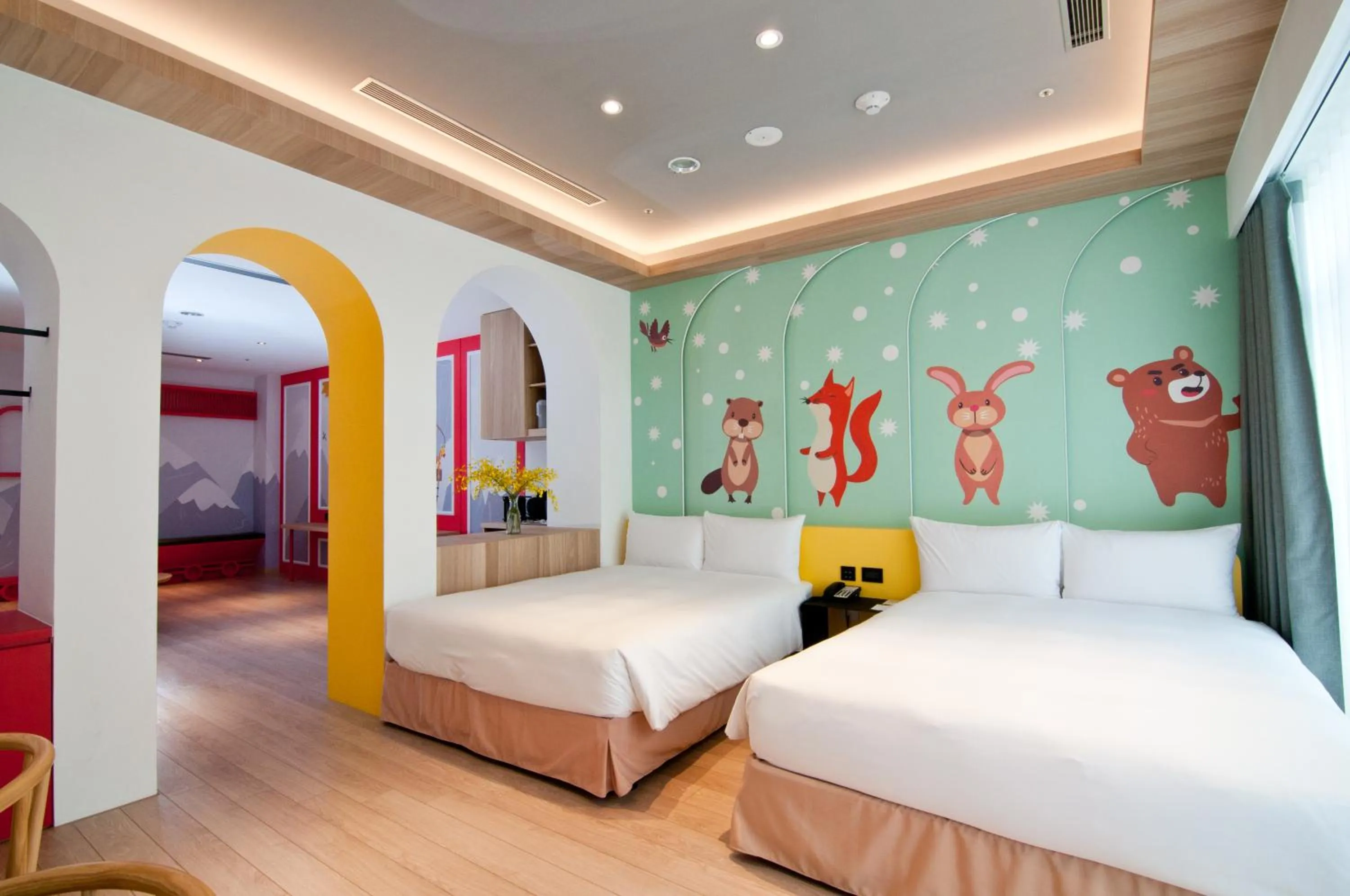 Bed in The Brick Hotel