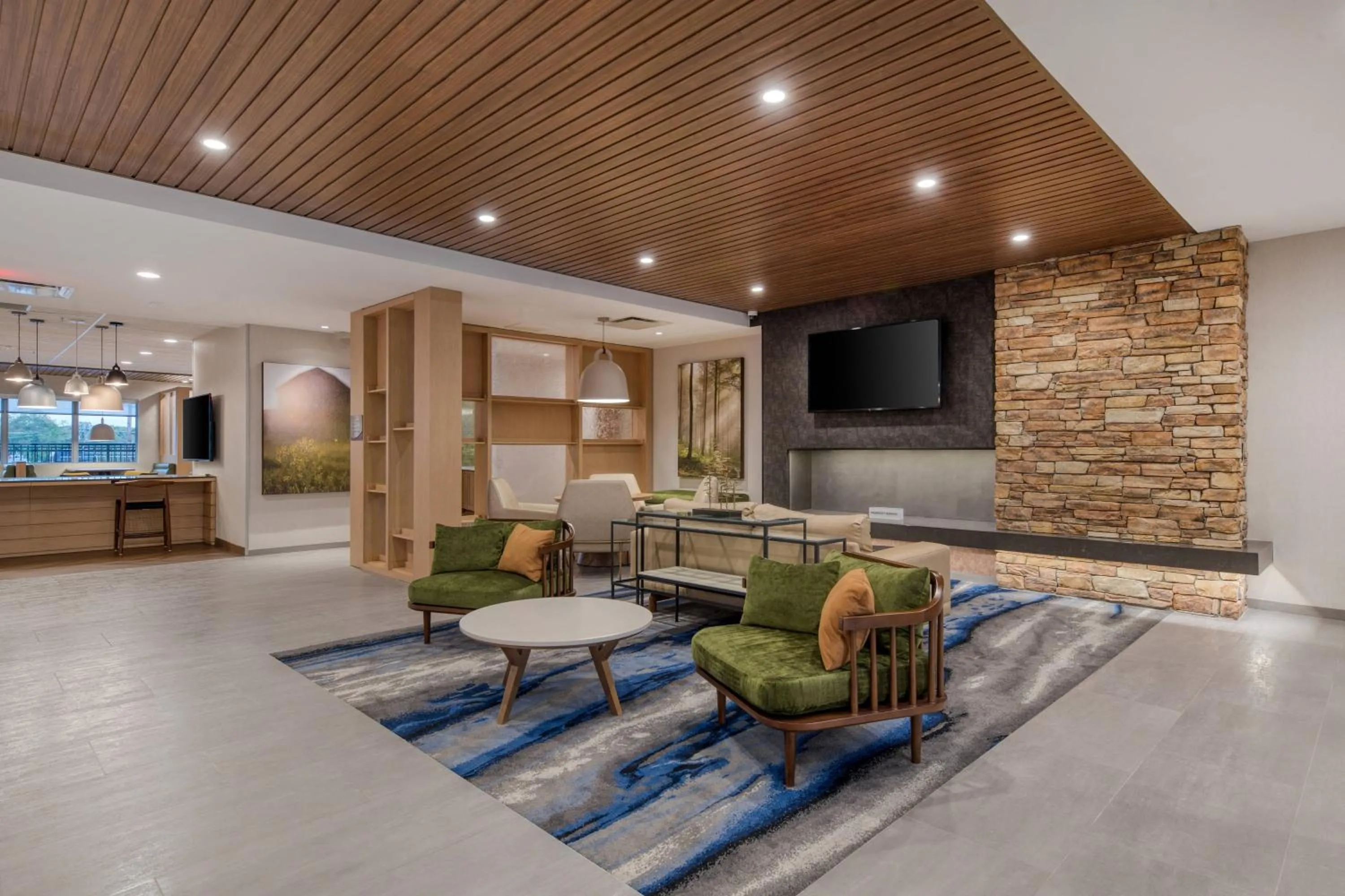 Lobby or reception in Fairfield Inn & Suites by Marriott Charlotte Belmont