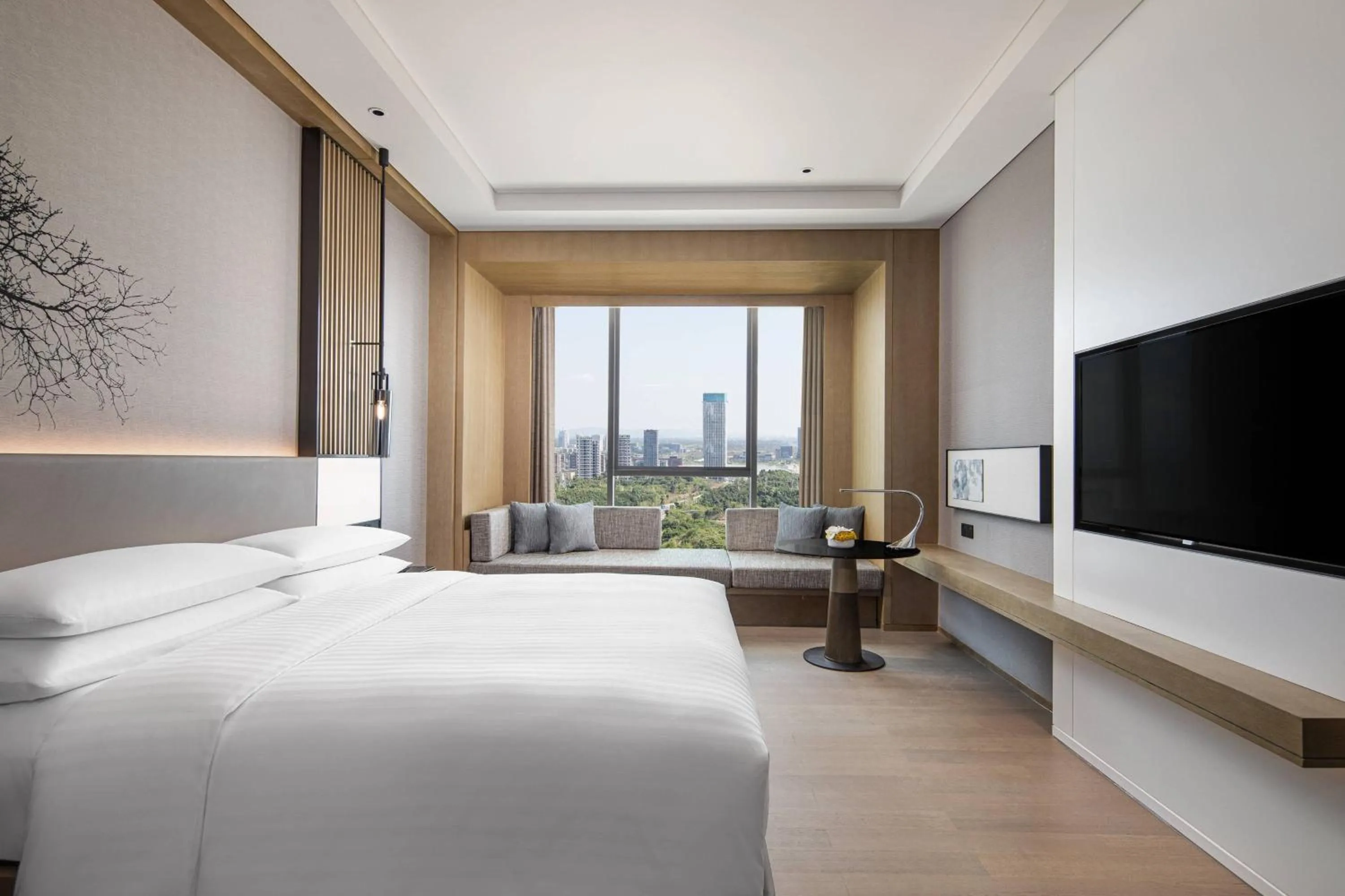 Photo of the whole room, Bed in Courtyard by Marriott Chengdu South