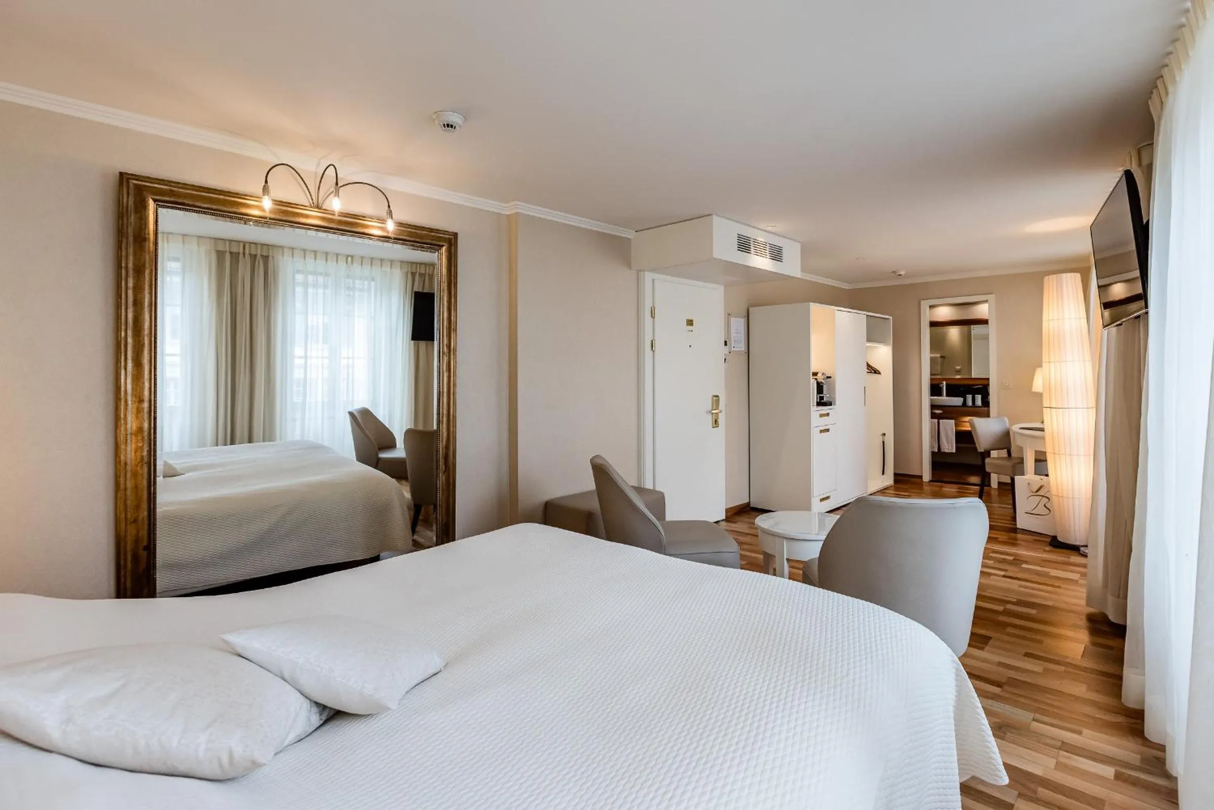 Bed in Hotel des Balances