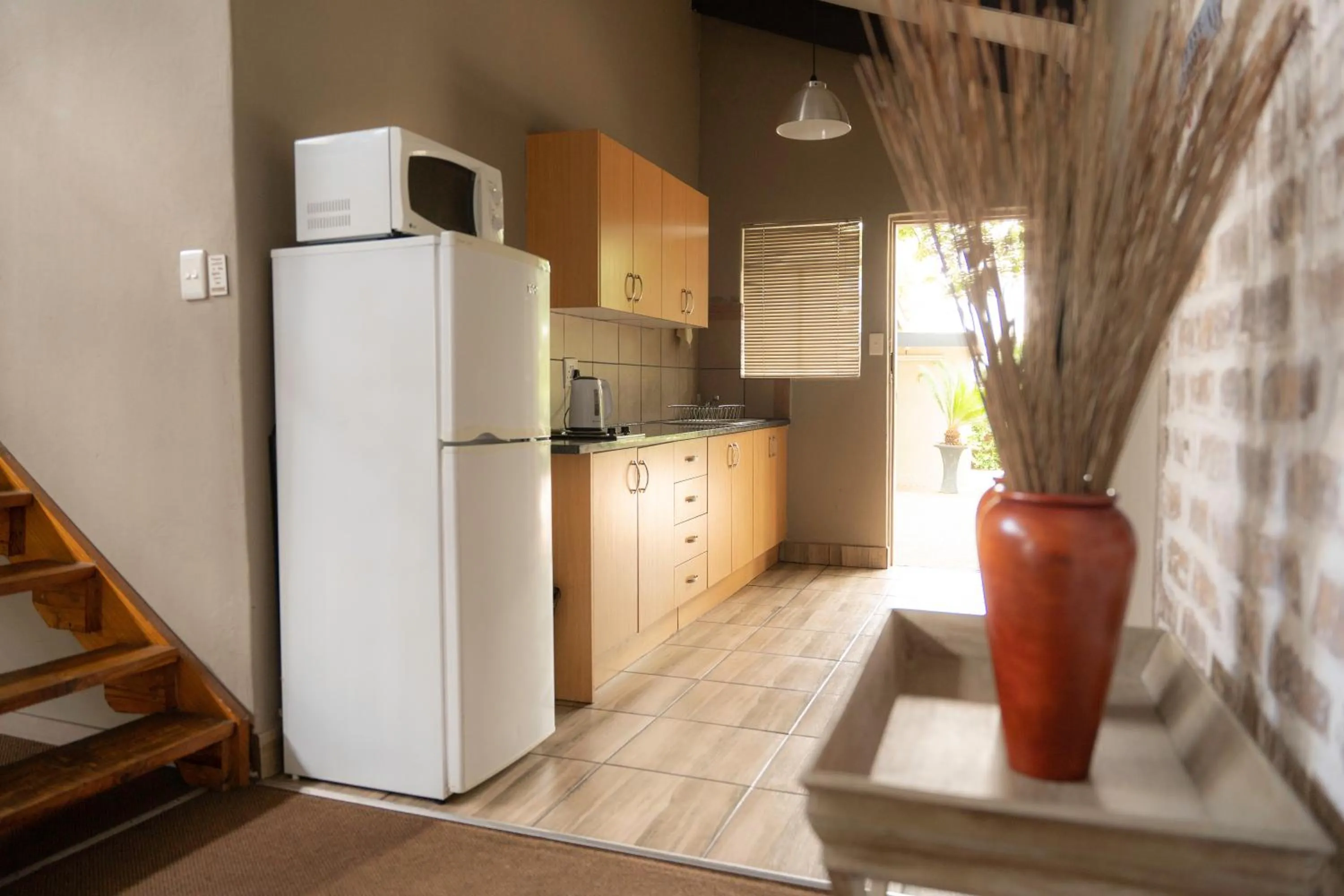 Kitchen or kitchenette in L'anda Guesthouse & self catering