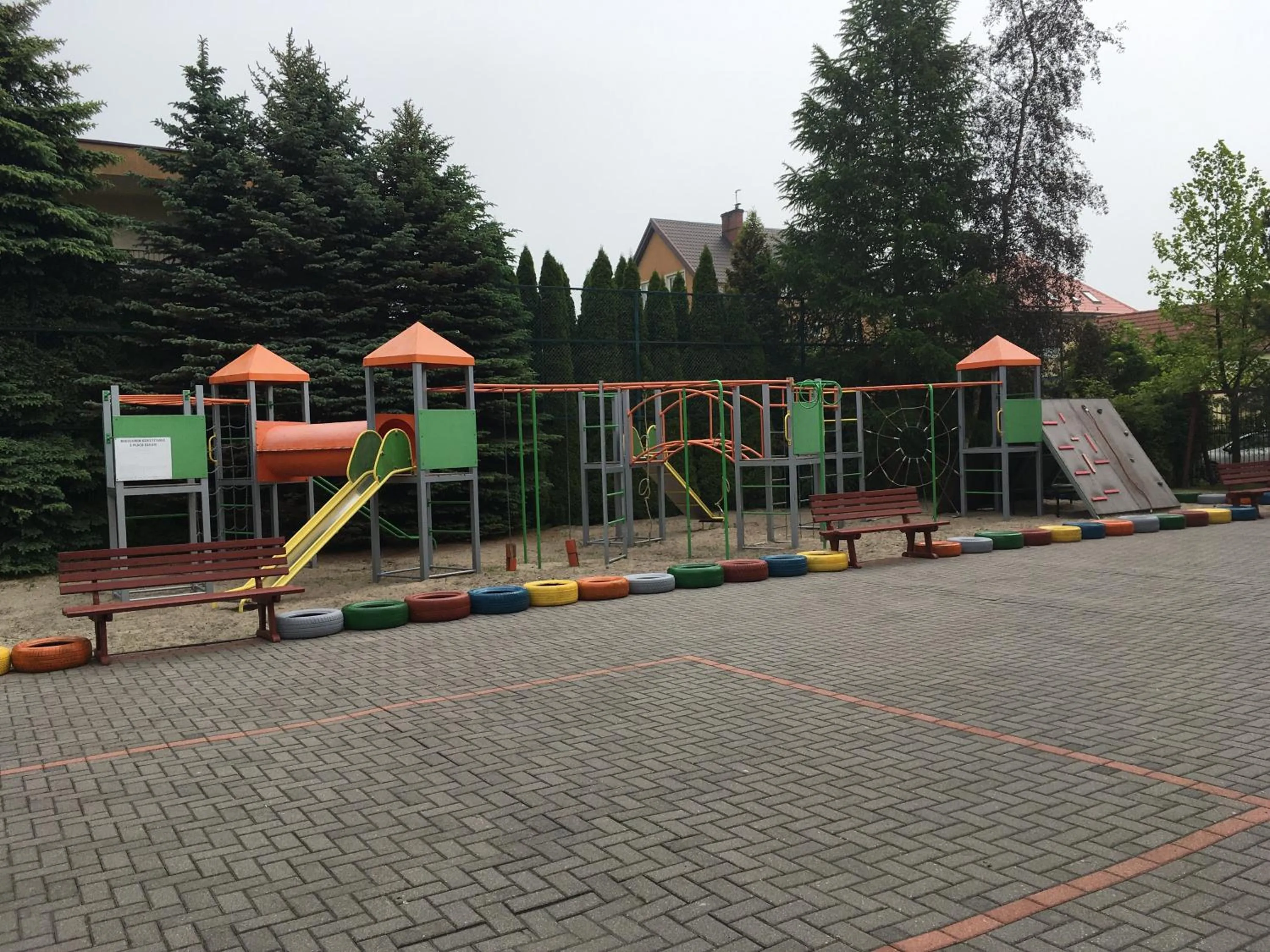 Children play ground in Ośrodek Wczasowy Magnat