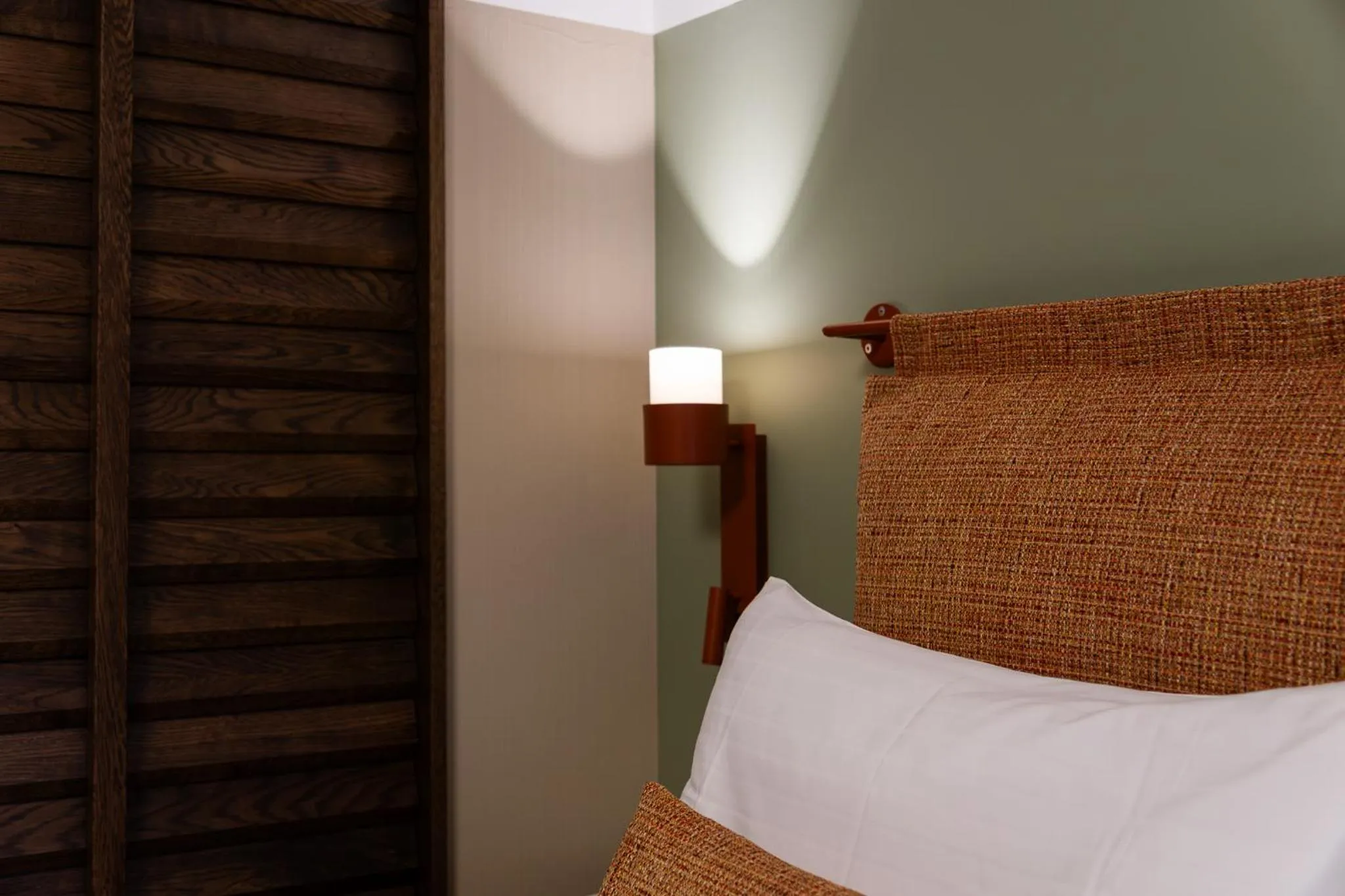 Decorative detail, Bed in Wellness Hotel Stoos