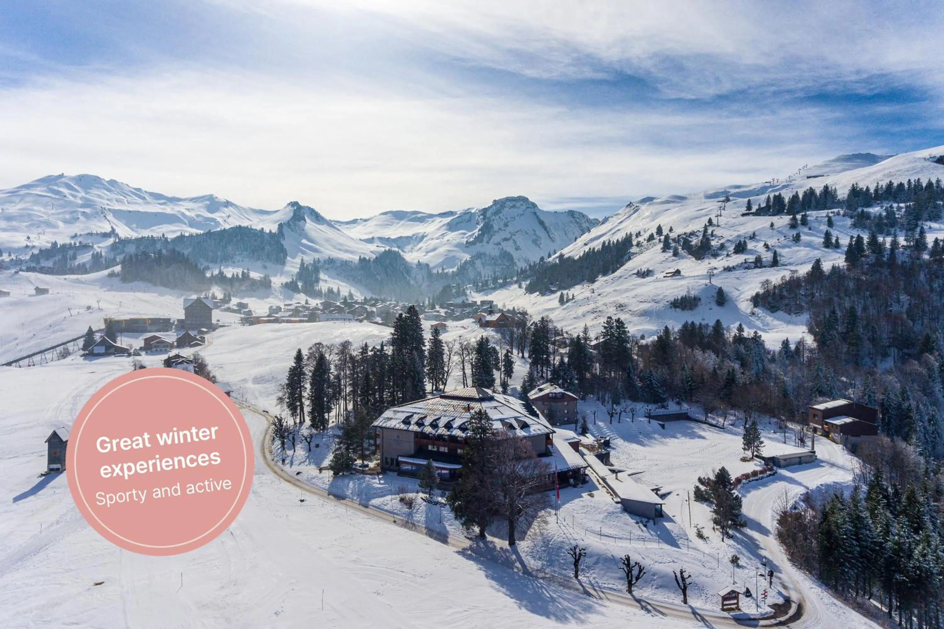 Natural landscape in Wellness Hotel Stoos