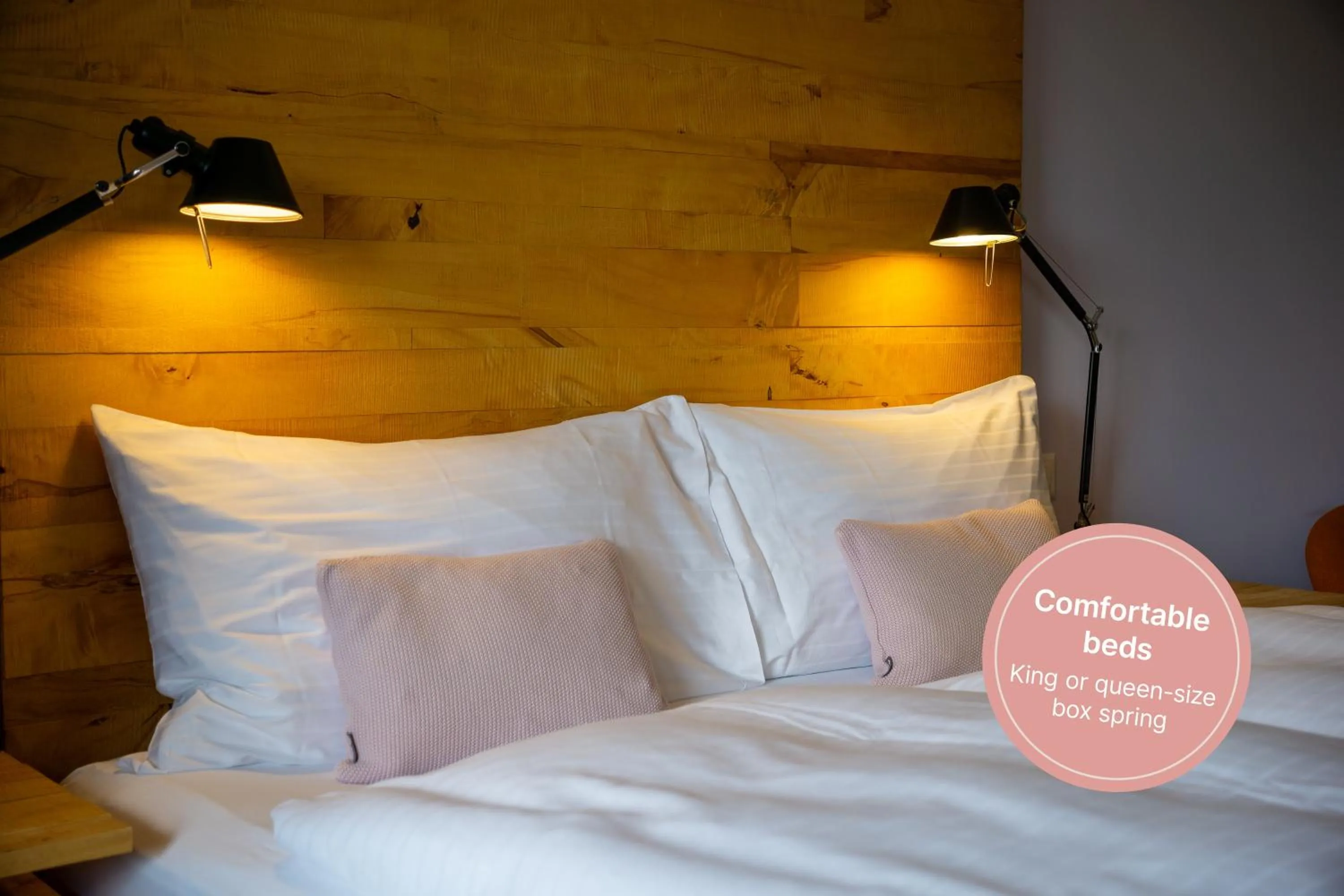 Bed in Wellness Hotel Stoos