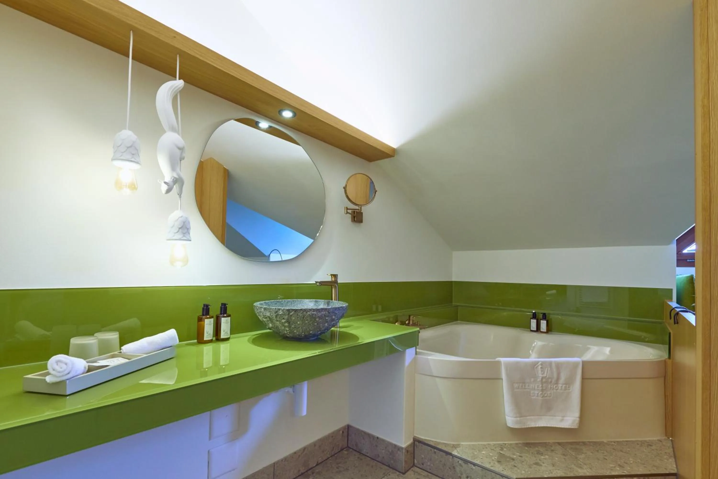 Bathroom in Wellness Hotel Stoos