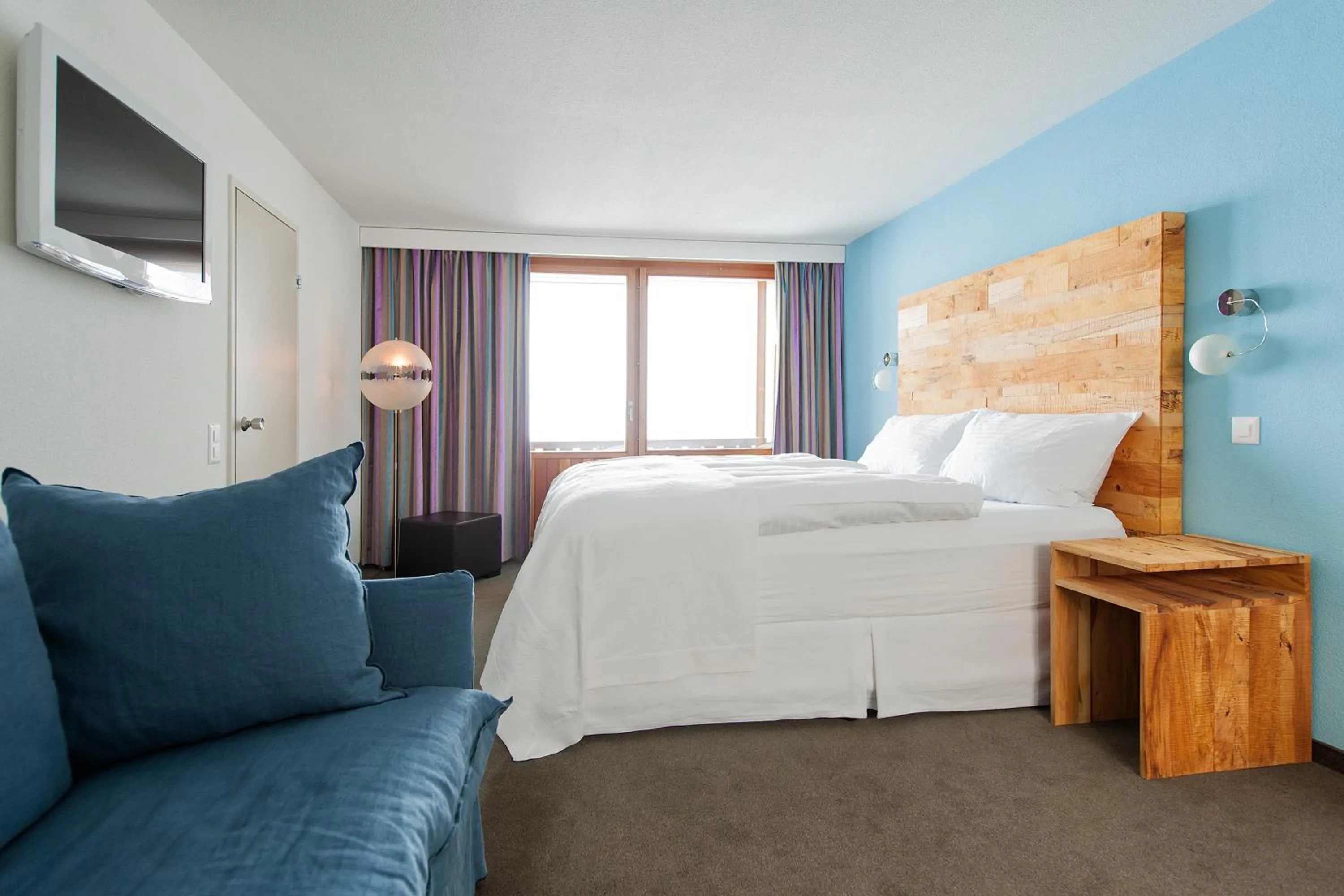 Photo of the whole room, Bed in Wellness Hotel Stoos