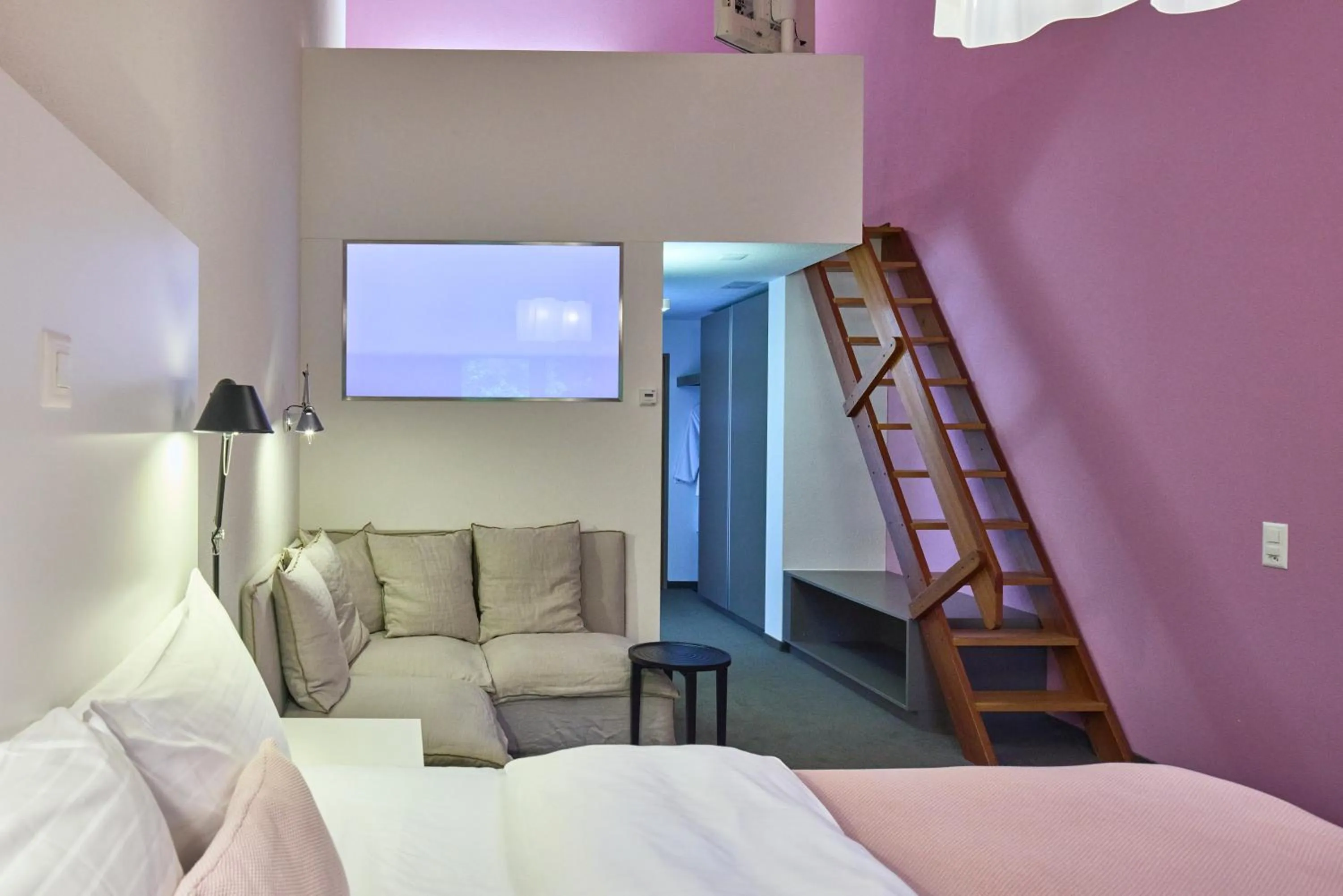 Photo of the whole room, Bed in Wellness Hotel Stoos