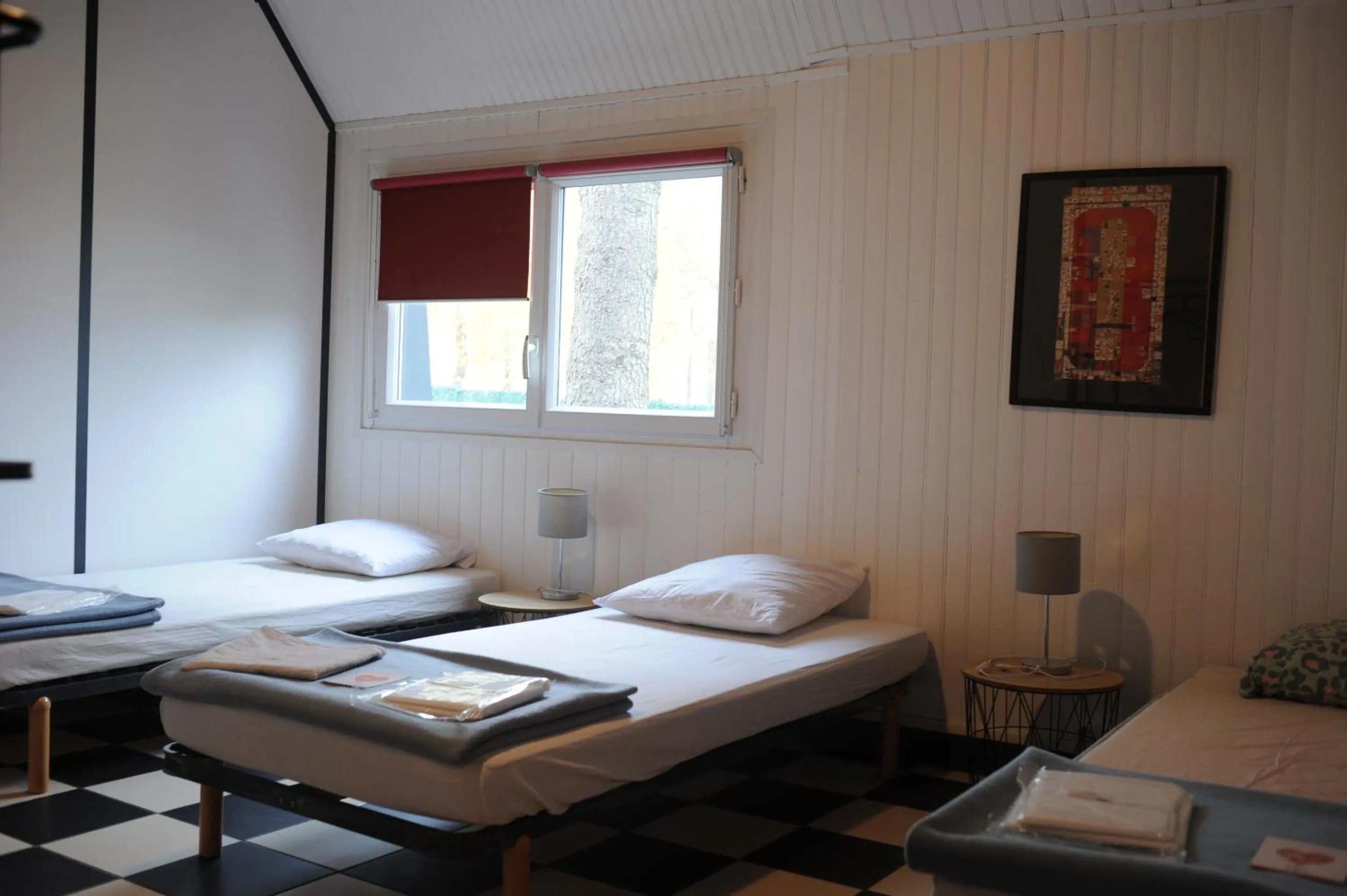 Bedroom, Bed in Hebergements le Camp d'Auneau - Le Clos du Camp