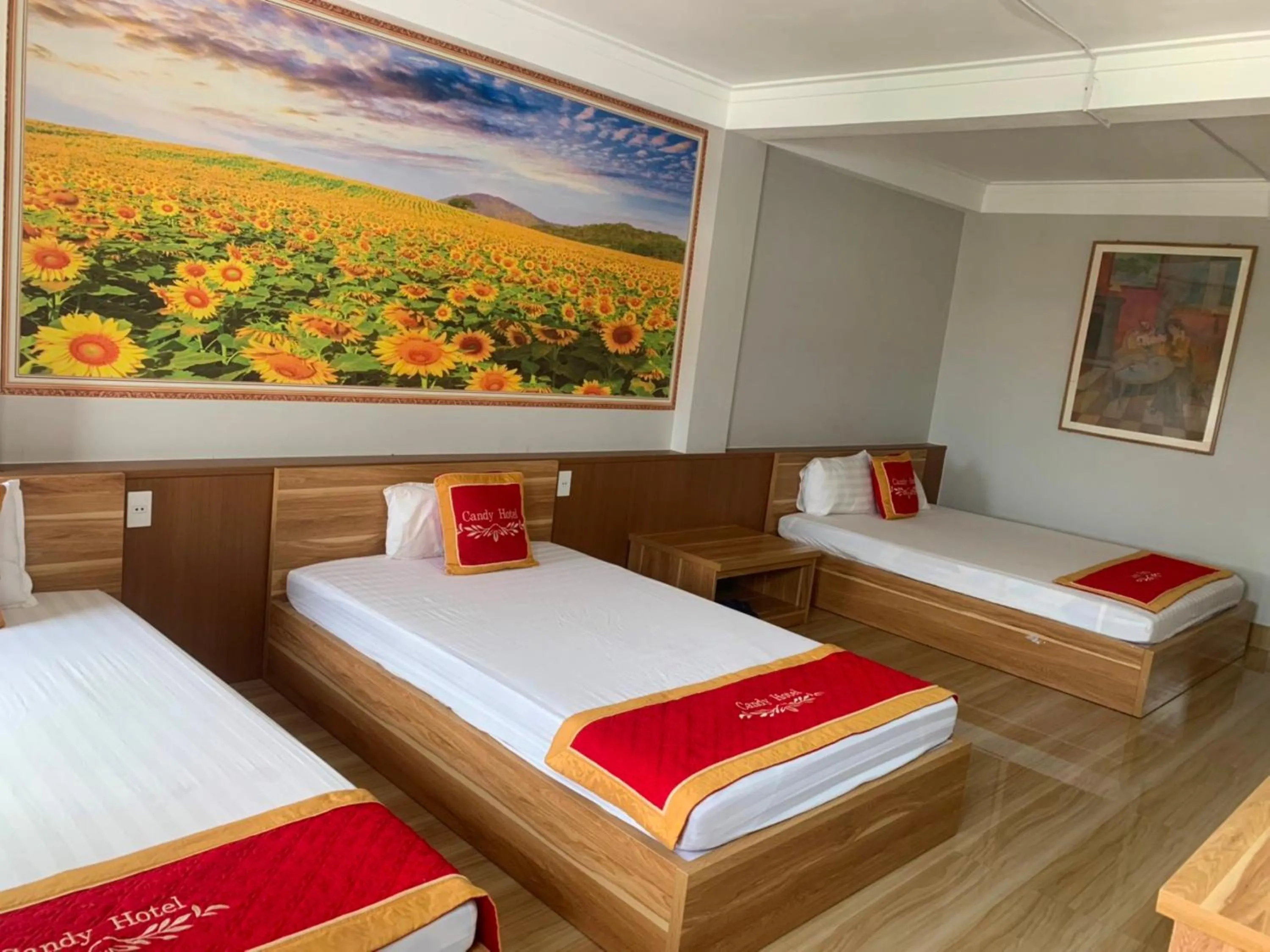 Bed in Candy Hotel Hạ Long