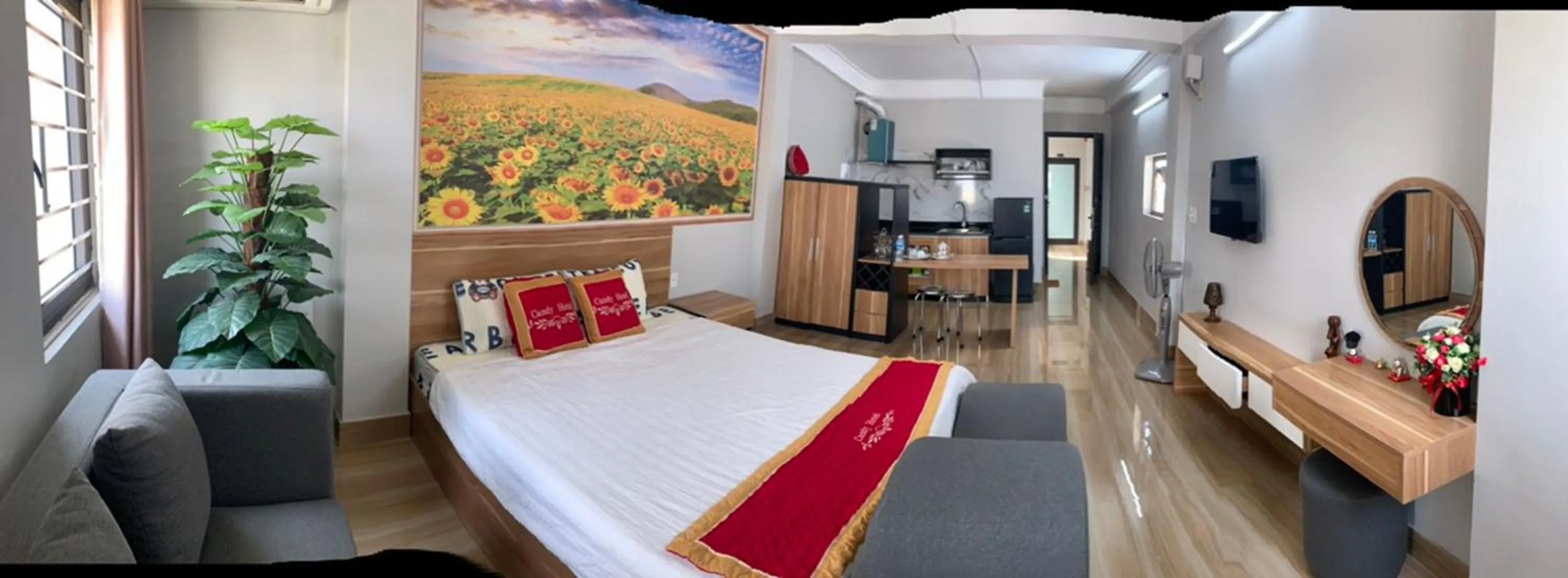 Bed in Candy Hotel Hạ Long