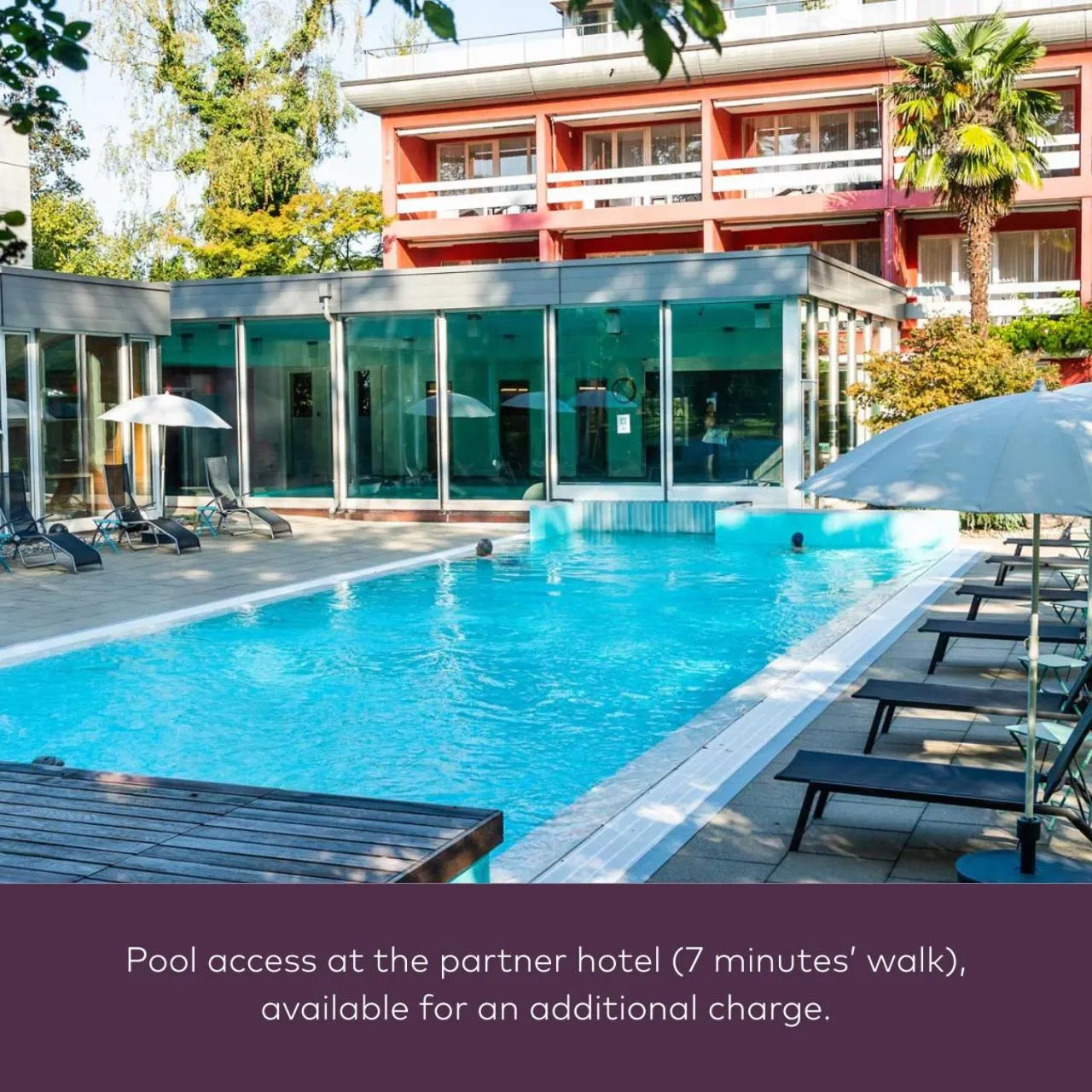 Swimming pool in Hotel Schiff am Rhein