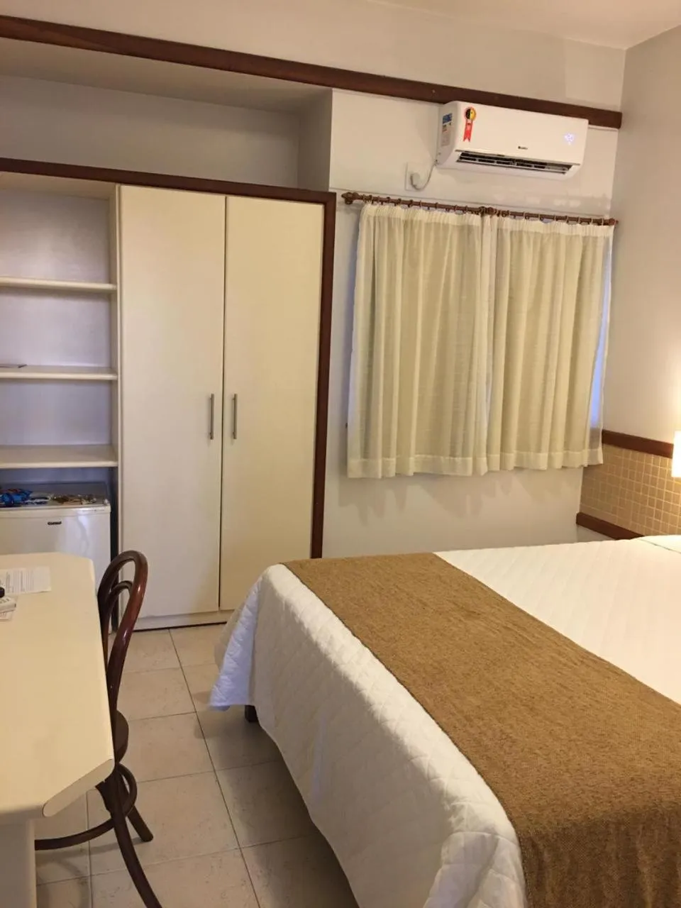 Bed in Portal da Princesa Hotel