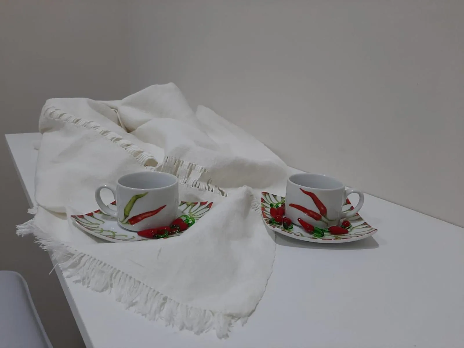 Kitchen or kitchenette, Bed in B&B Mediterraneo