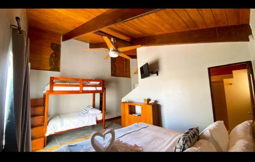 Bed in Mata Rocks Resort