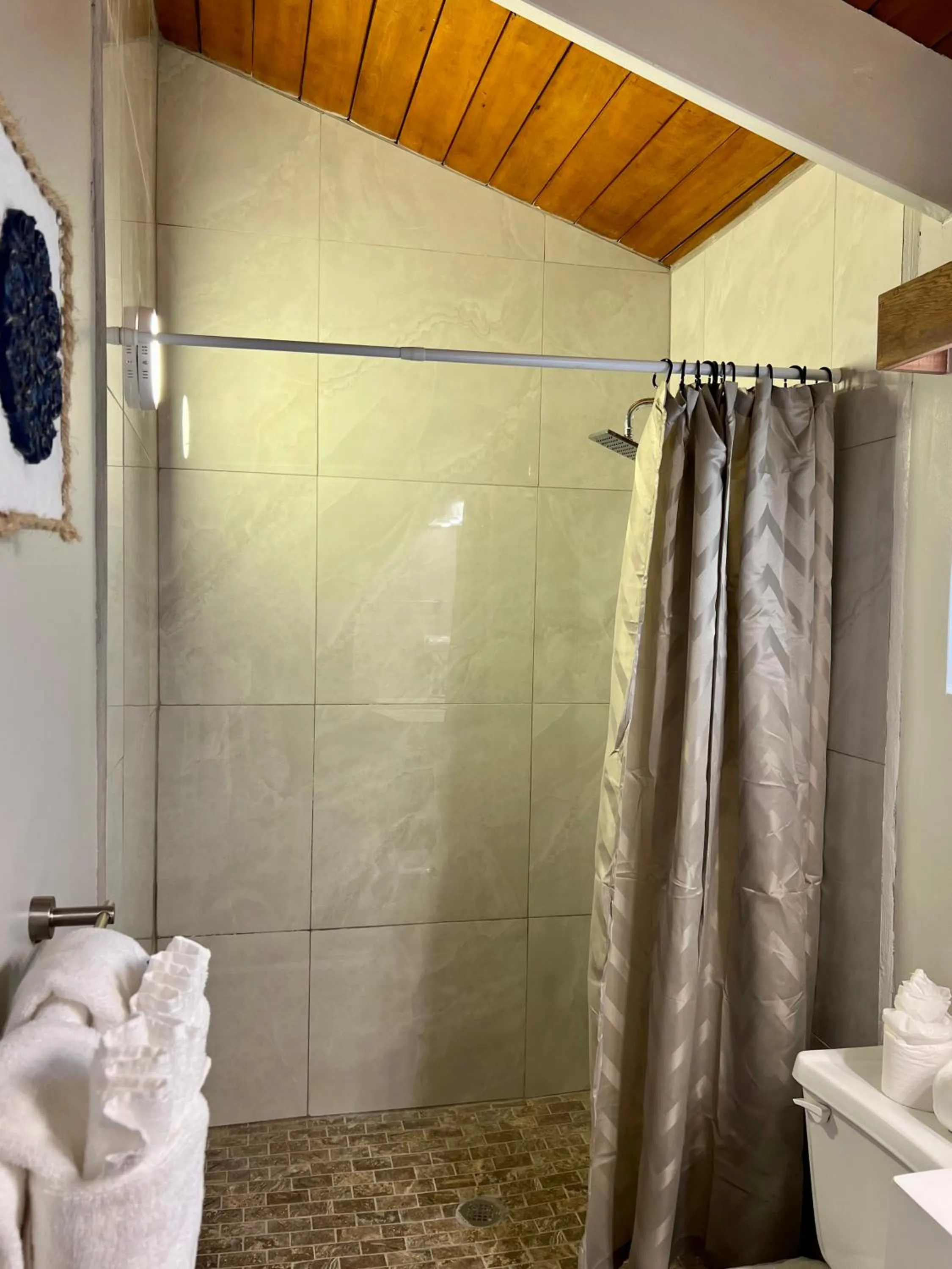 Shower in Mata Rocks Resort