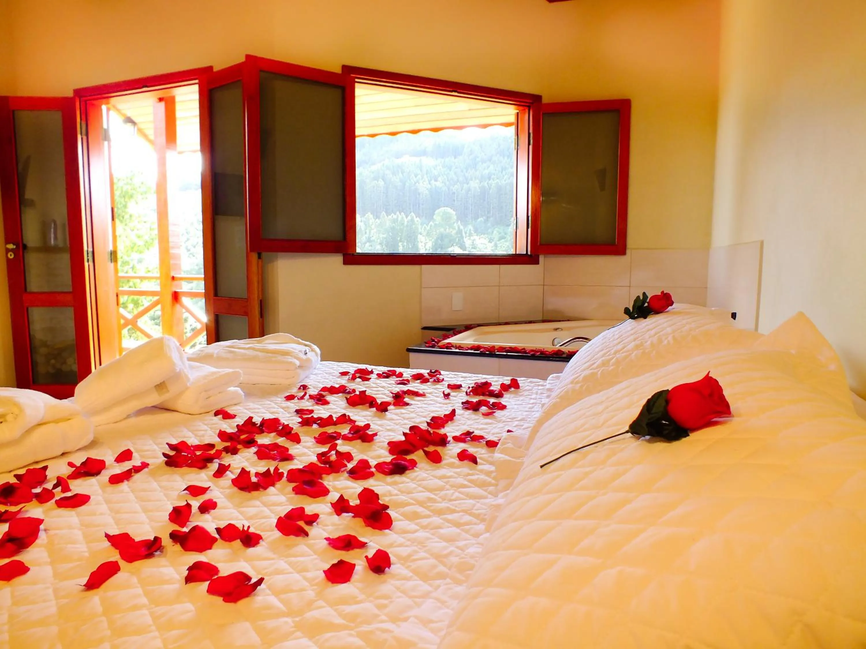 Bed in Pousada Vista da Serra Monte Verde