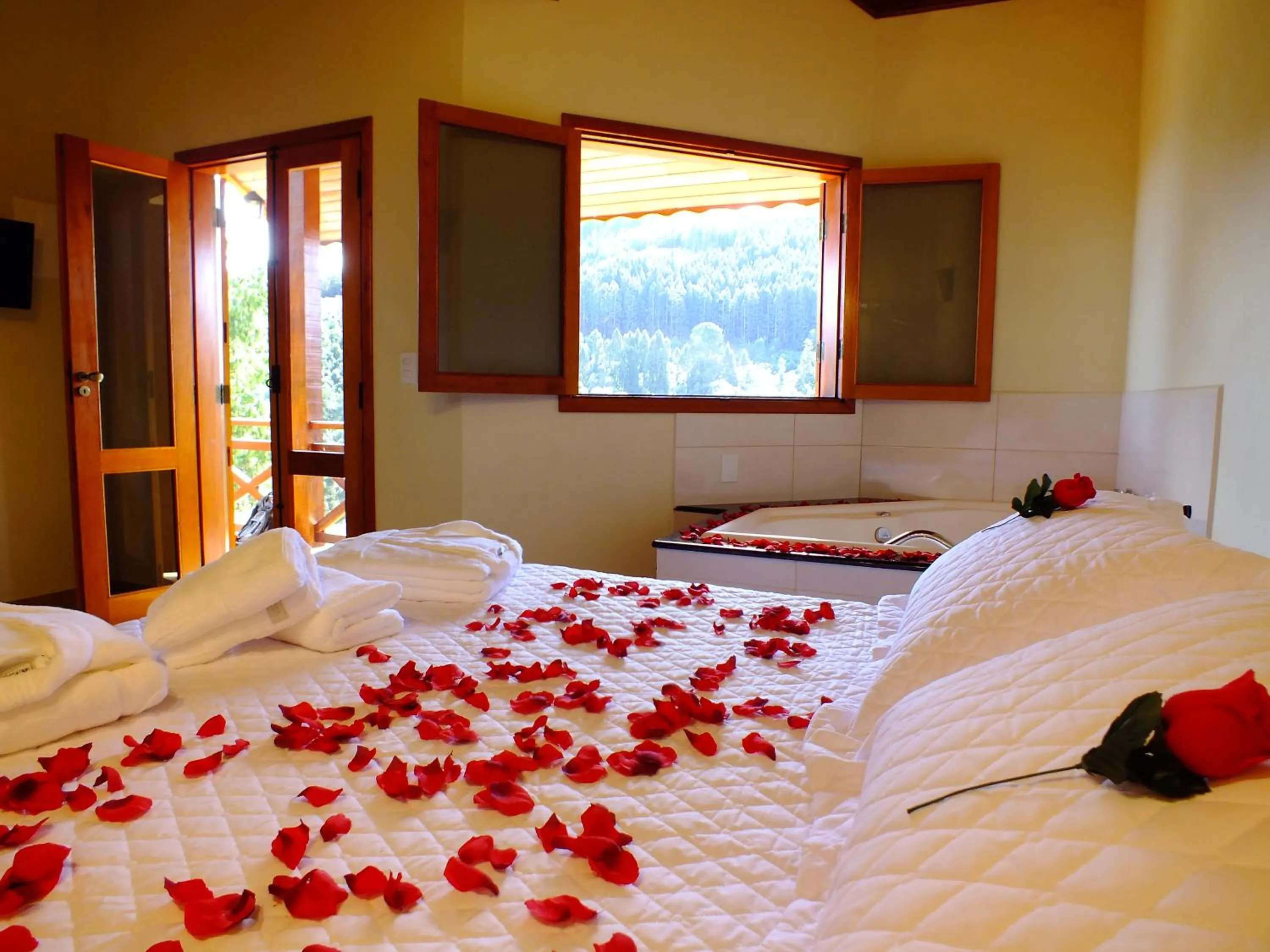 Bed in Pousada Vista da Serra Monte Verde